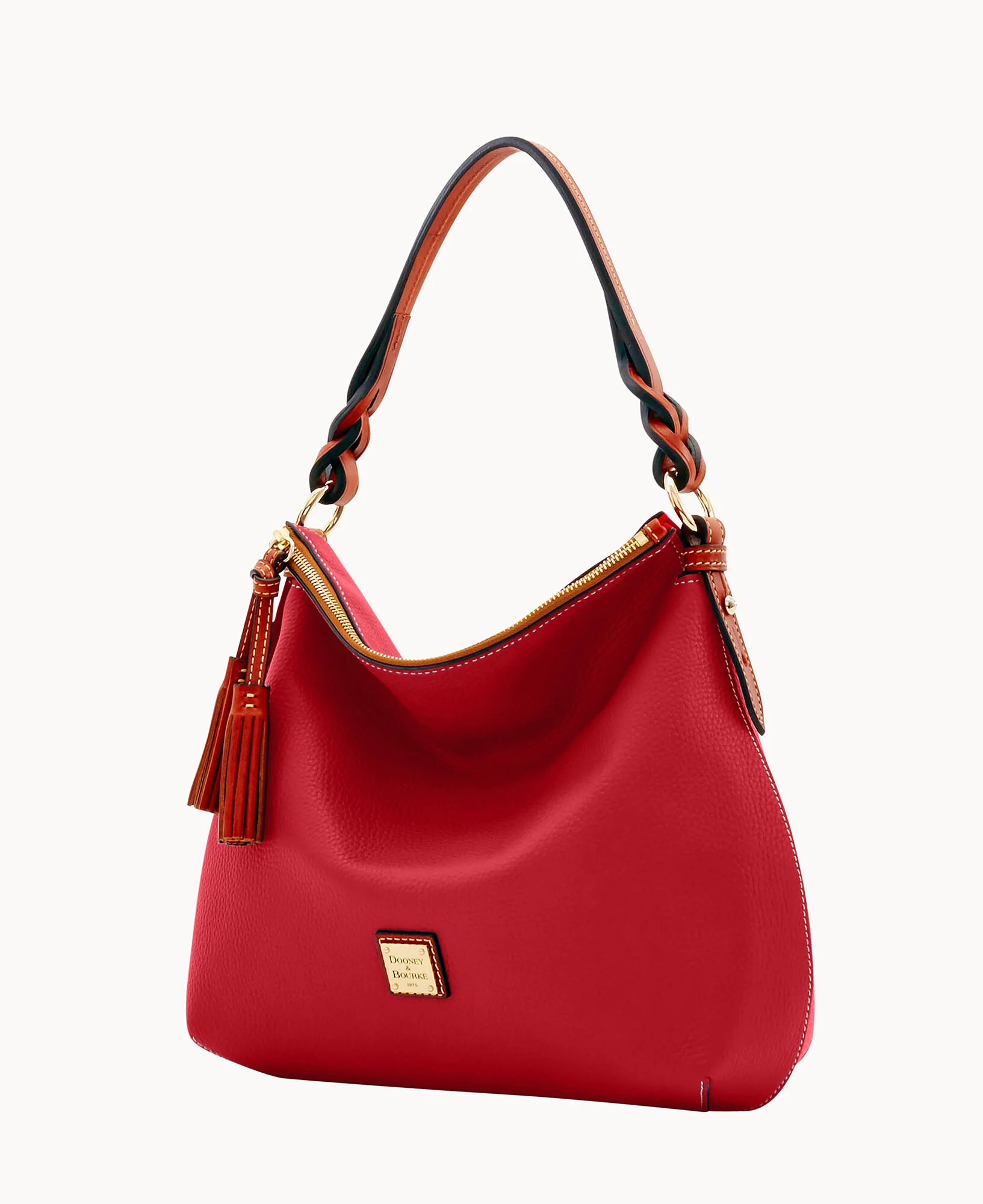 Pebble Grain Twist Strap Hobo - Image 29