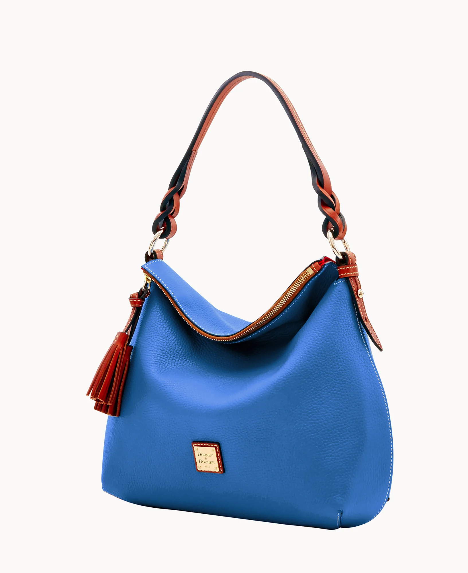 Pebble Grain Twist Strap Hobo - Image 46