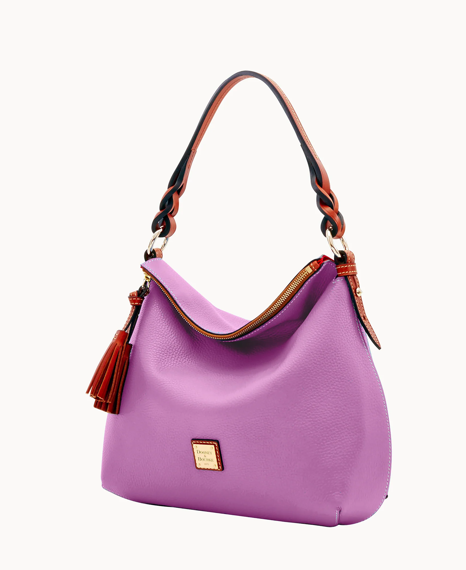 Pebble Grain Twist Strap Hobo - Image 58