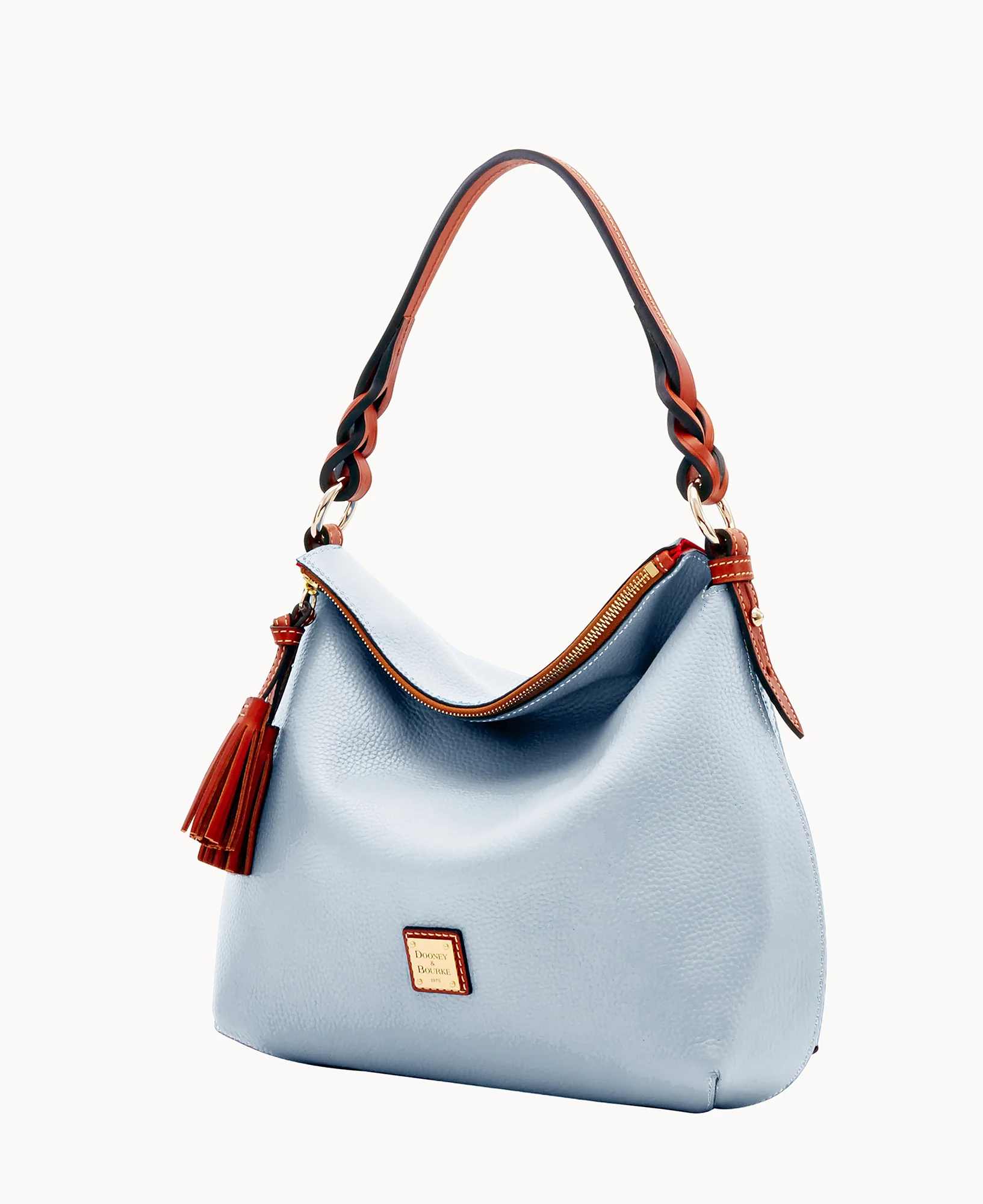 Pebble Grain Twist Strap Hobo - Image 66