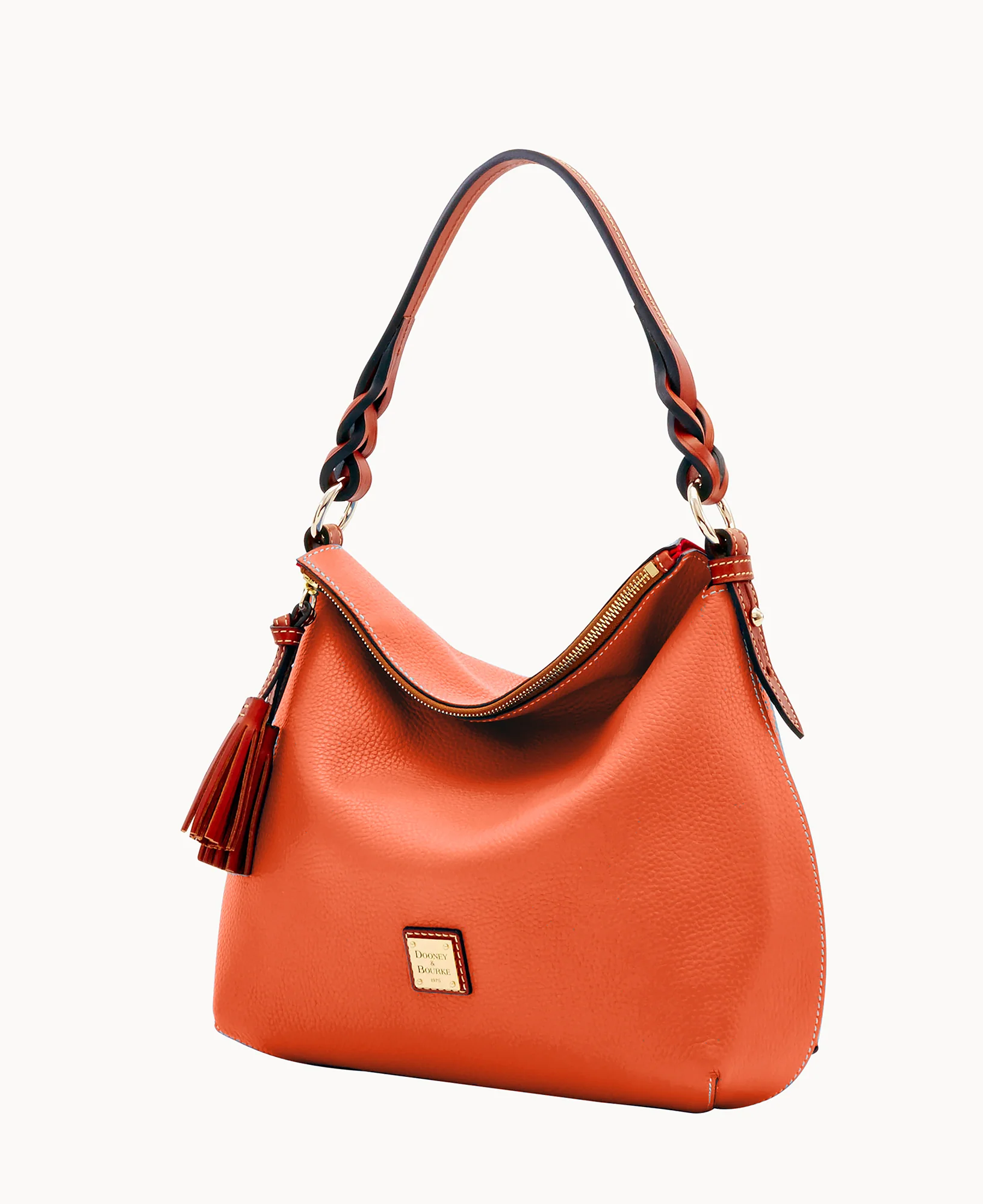 Pebble Grain Twist Strap Hobo - Image 74