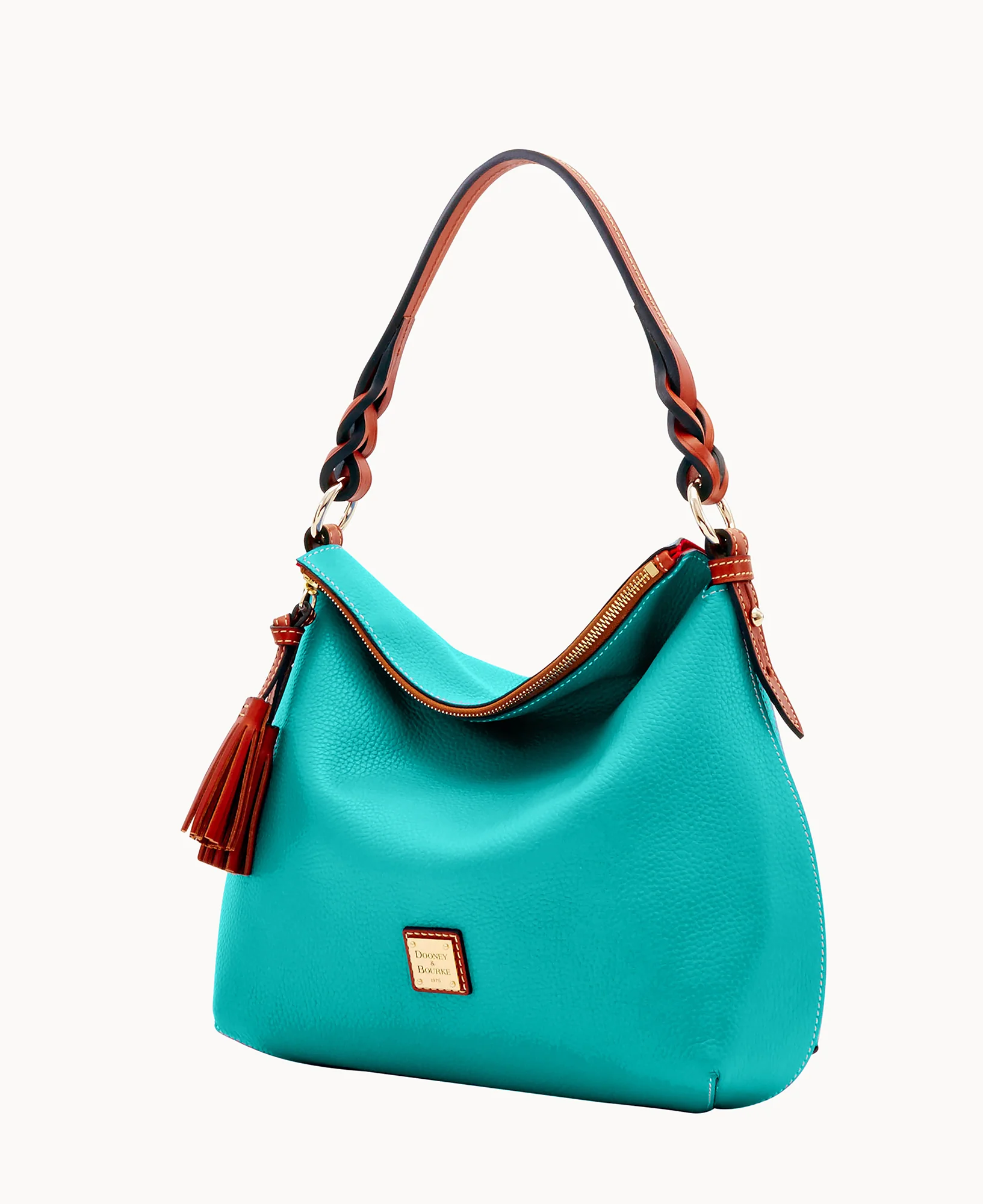 Pebble Grain Twist Strap Hobo - Image 86