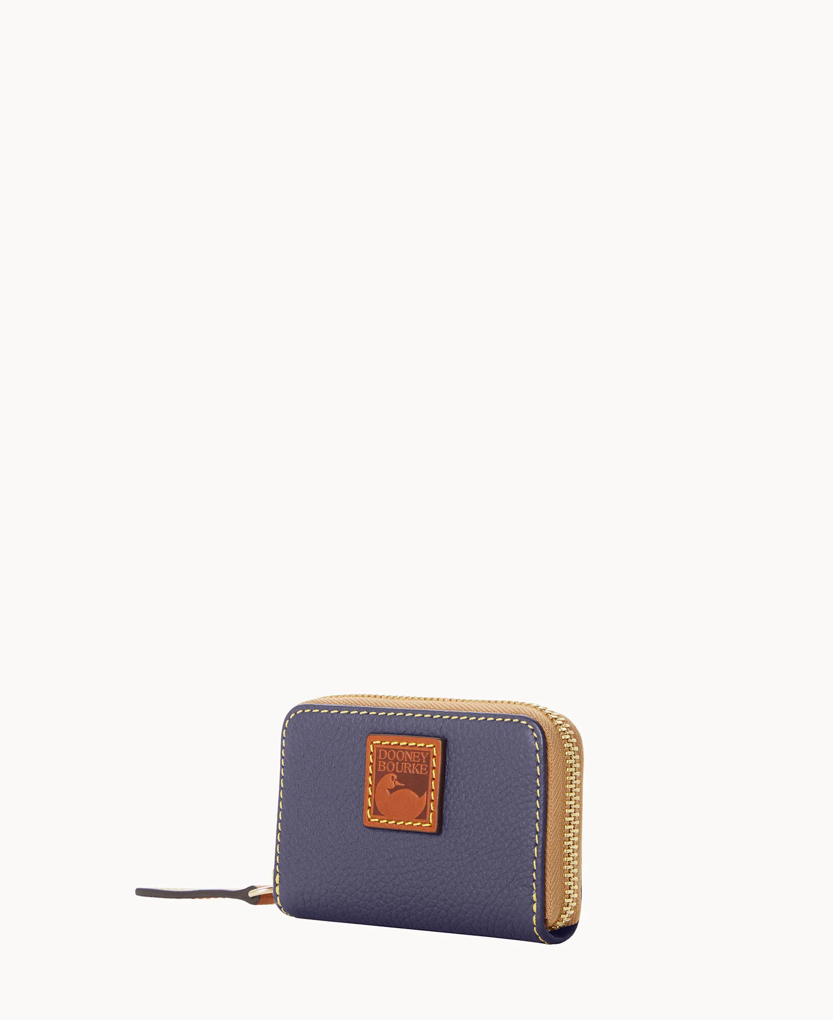 Pebble Grain Zip Around Credit Card Case - Image 11