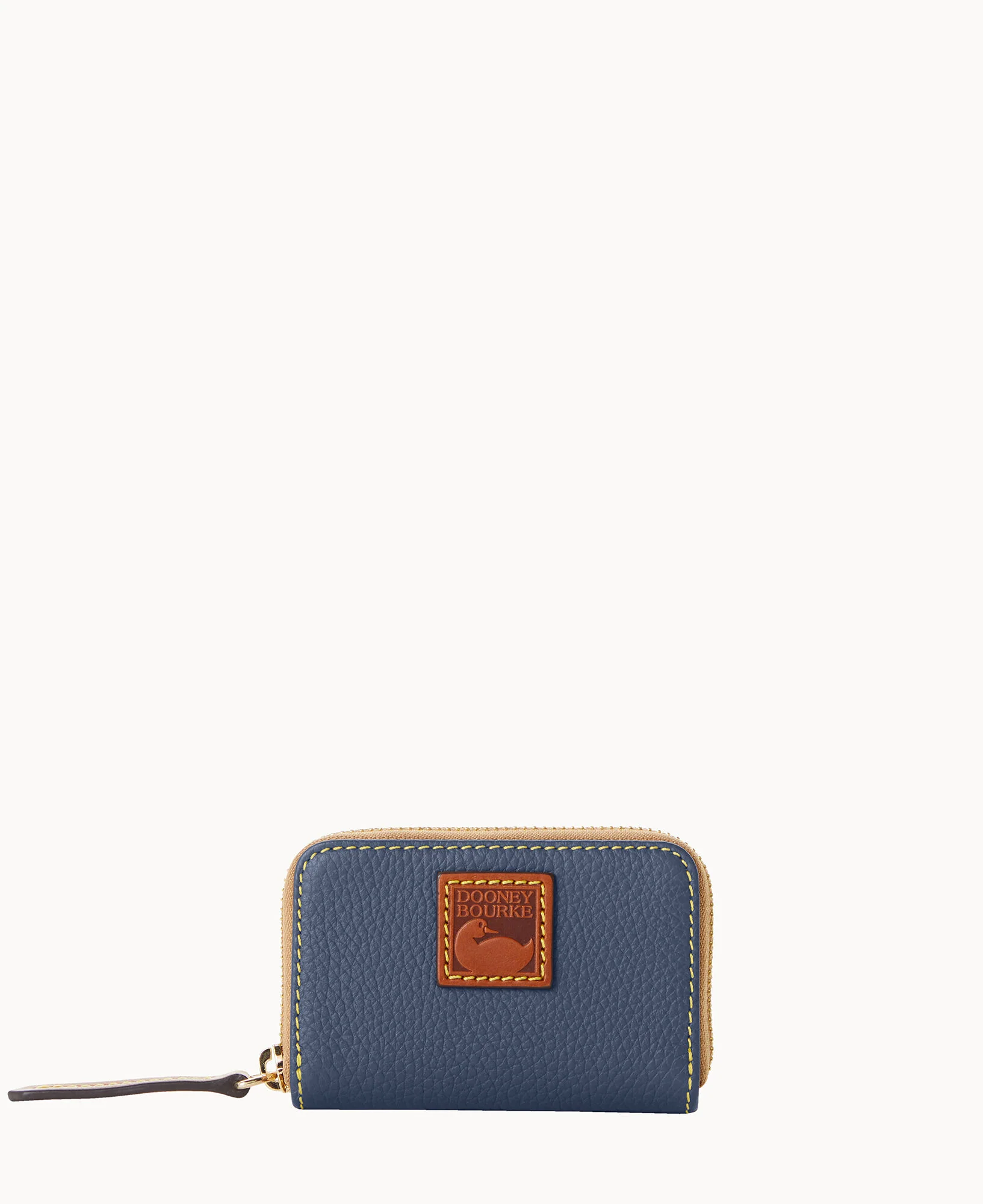 Pebble Grain Zip Around Credit Card Case - Image 21