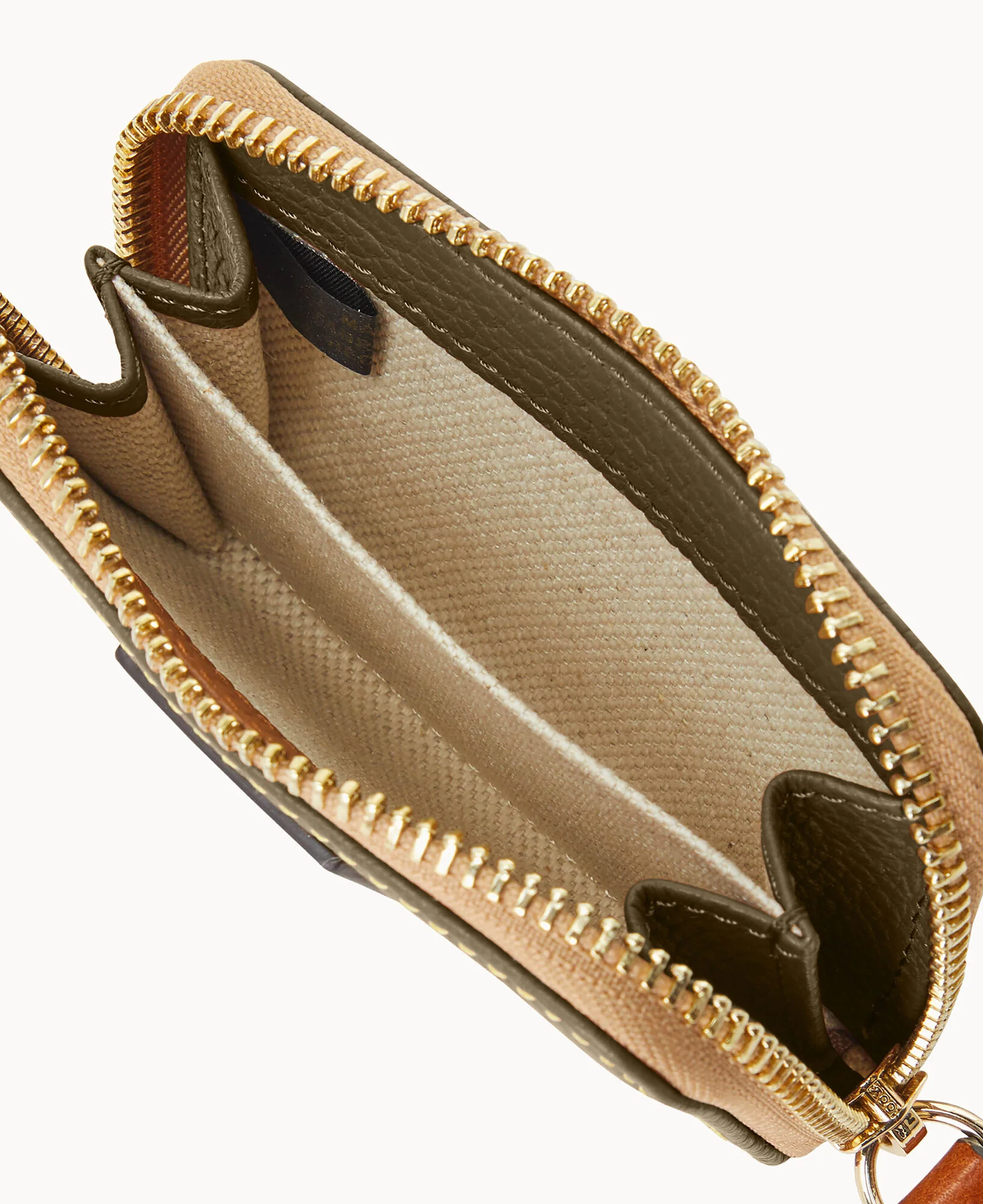 Pebble Grain Zip Around Credit Card Case - Image 26
