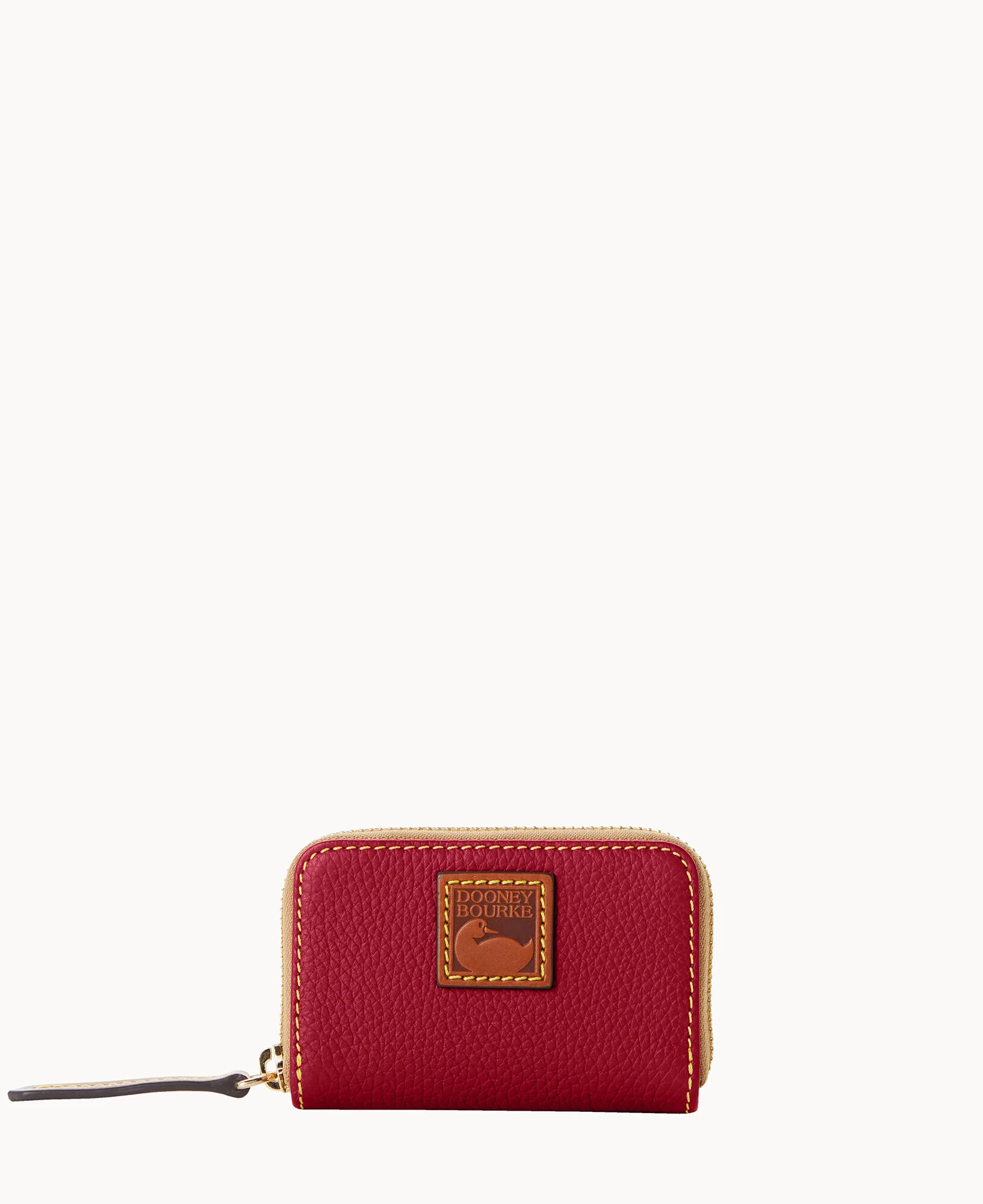 Pebble Grain Zip Around Credit Card Case - Image 27
