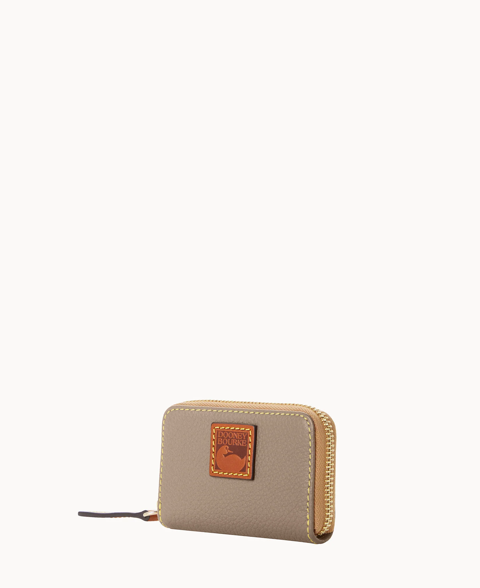 Pebble Grain Zip Around Credit Card Case - Image 7