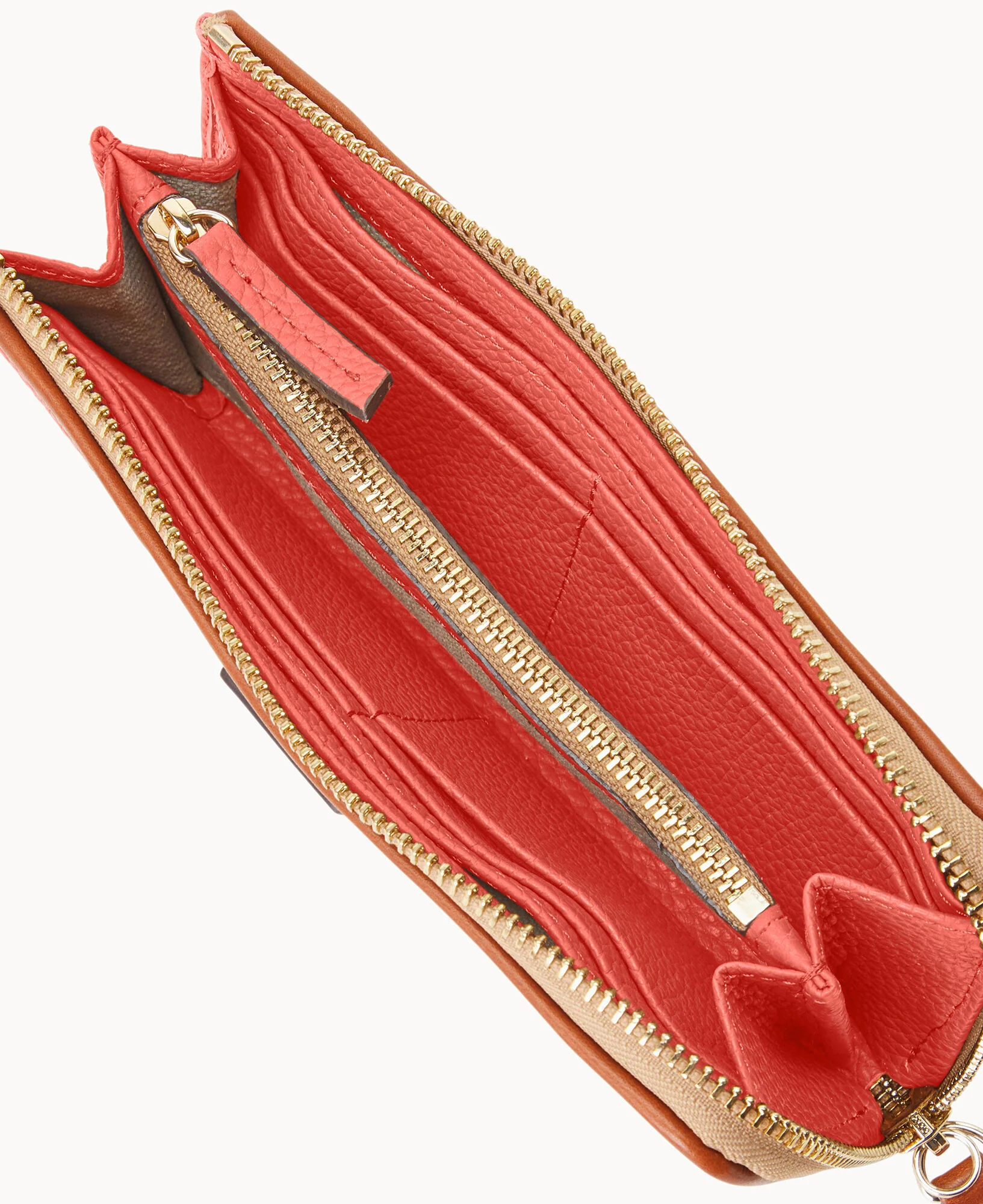 Pebble Grain Zip Clutch Wristlet - Image 6