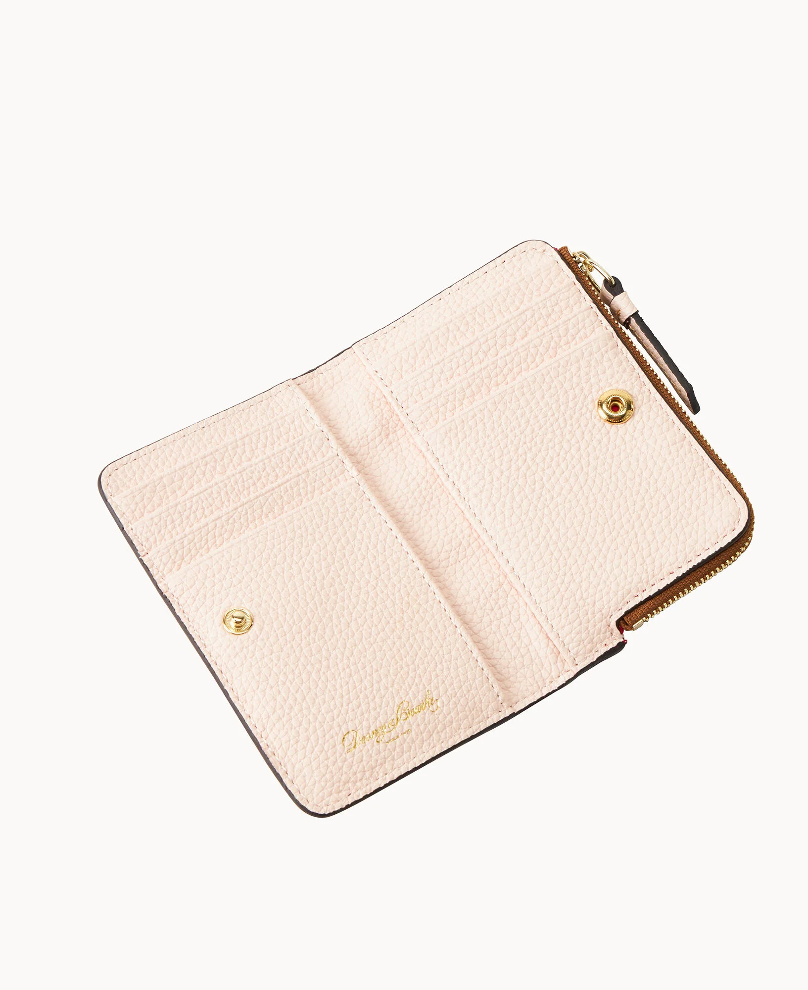 Pebble Grain Zip Credit Card Wallet 14 - Image 44