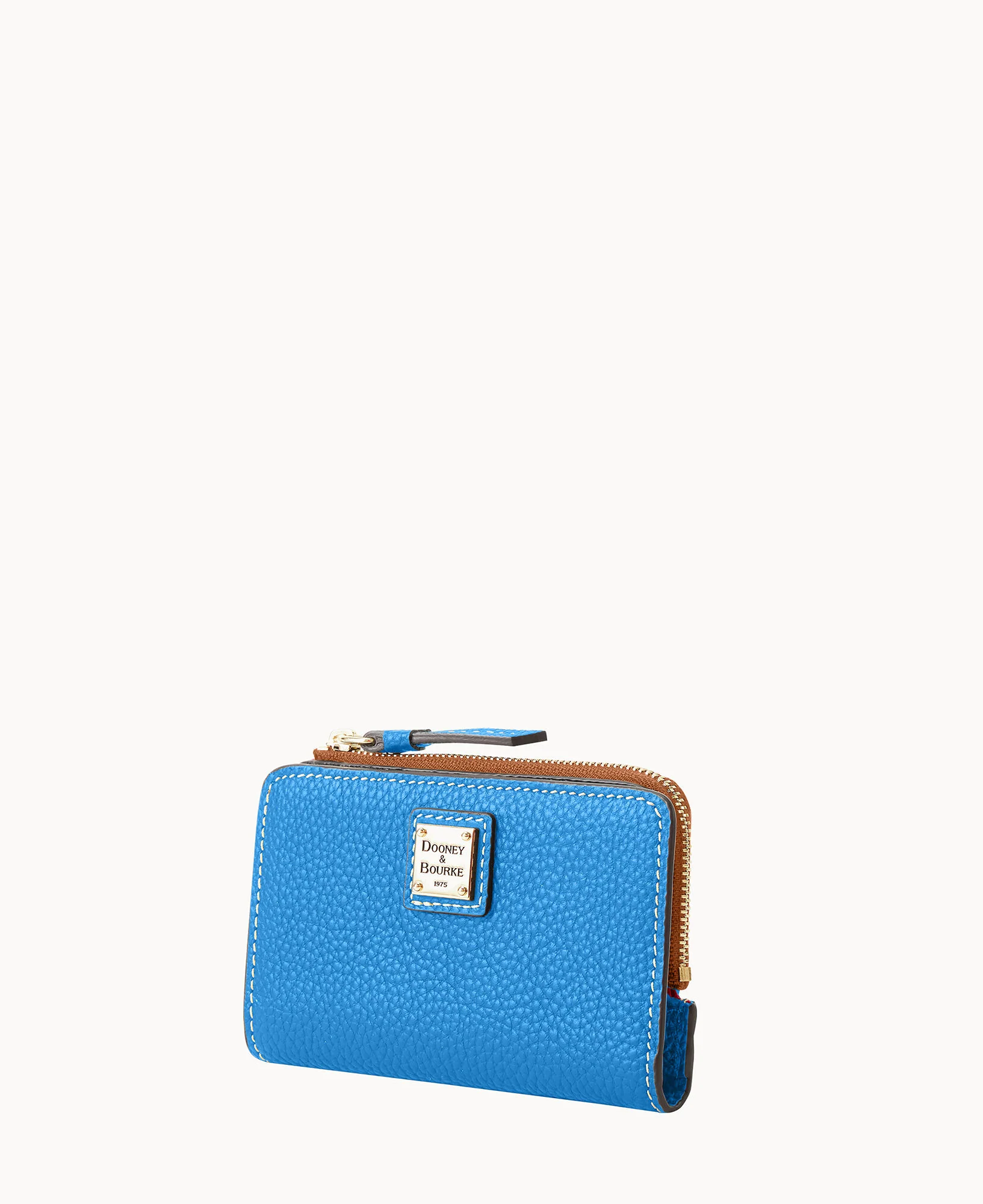 Pebble Grain Zip Credit Card Wallet 14 - Image 49