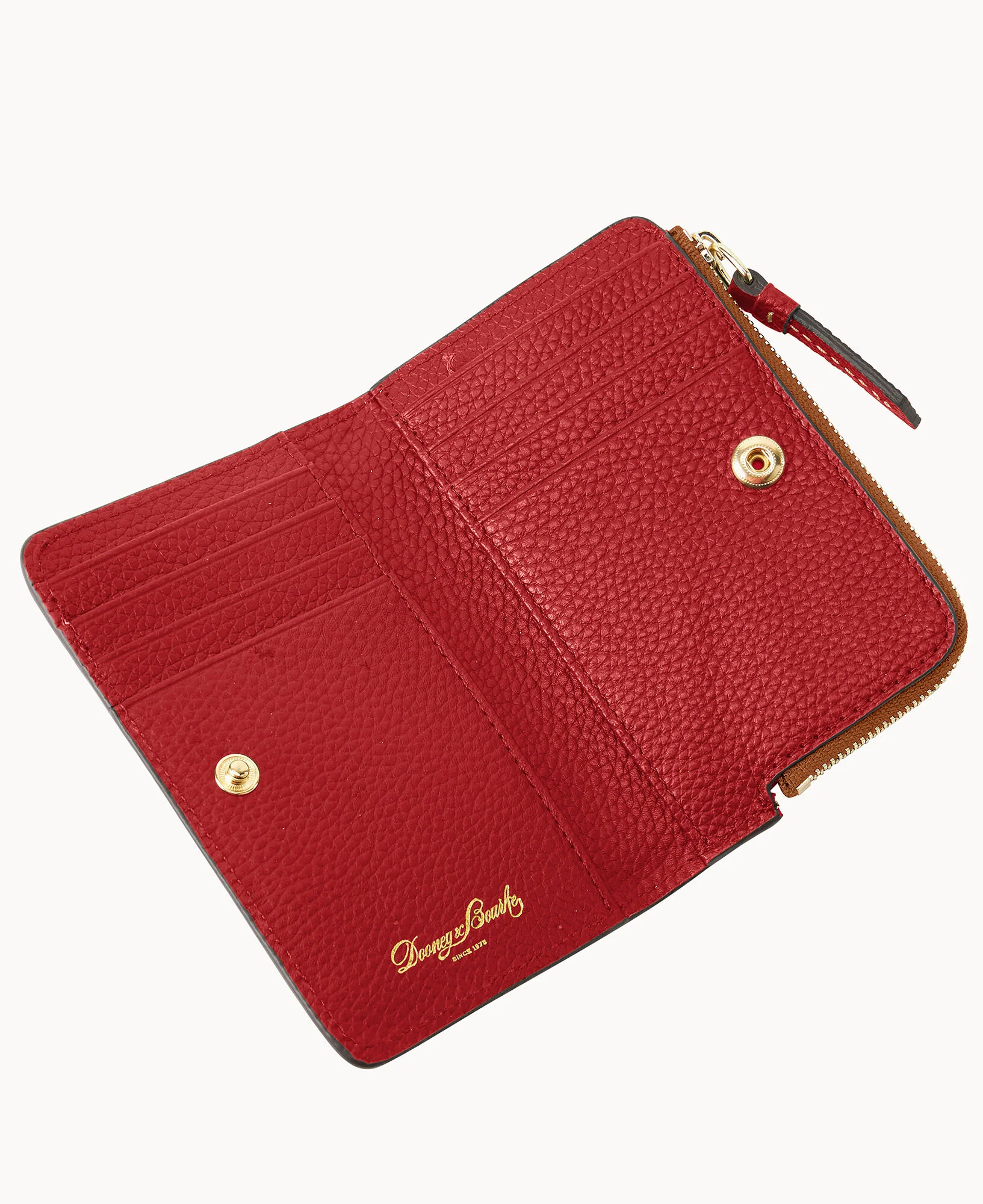 Pebble Grain Zip Credit Card Wallet 14 - Image 59
