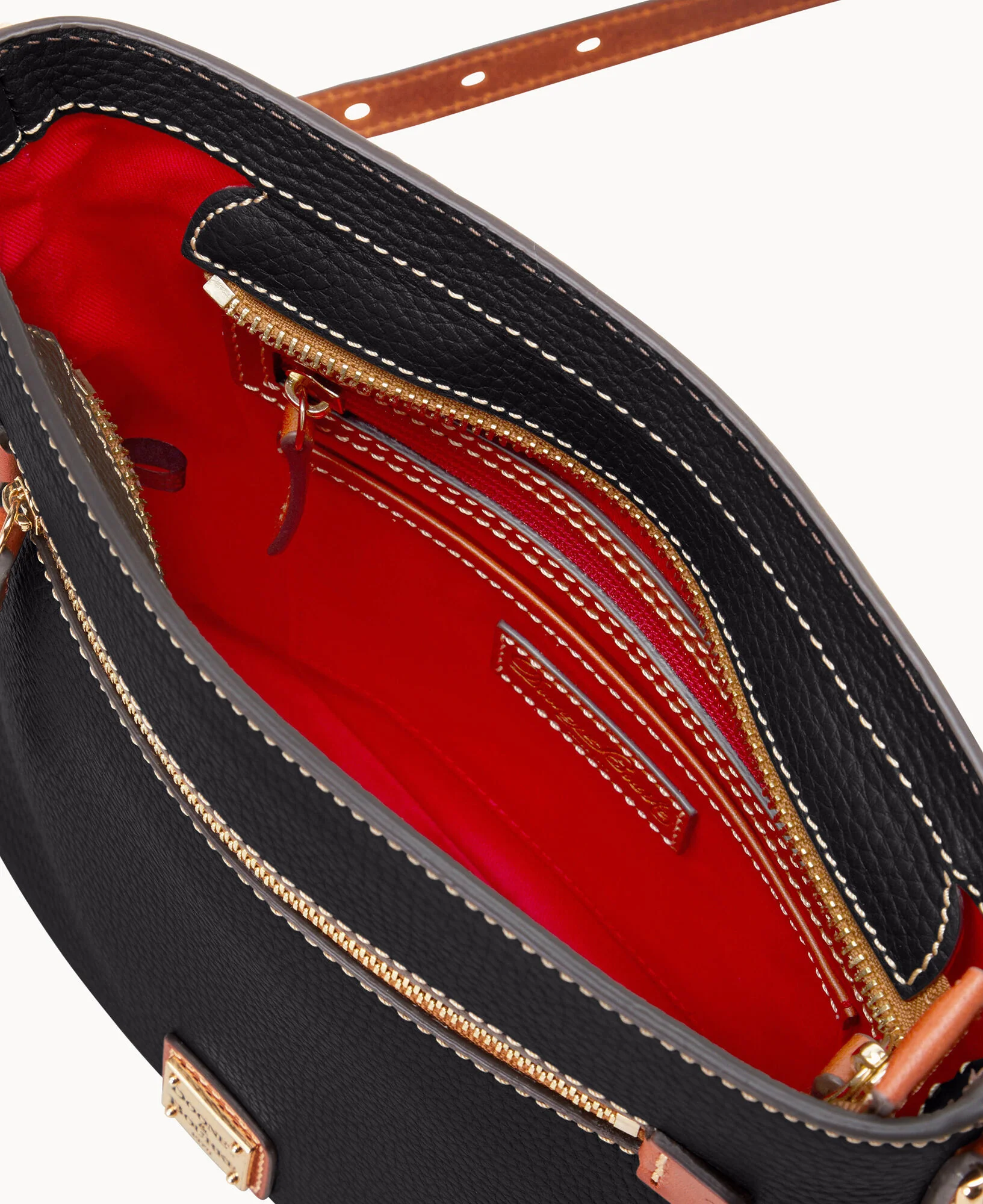 Pebble Grain Zip Crossbody - Image 24