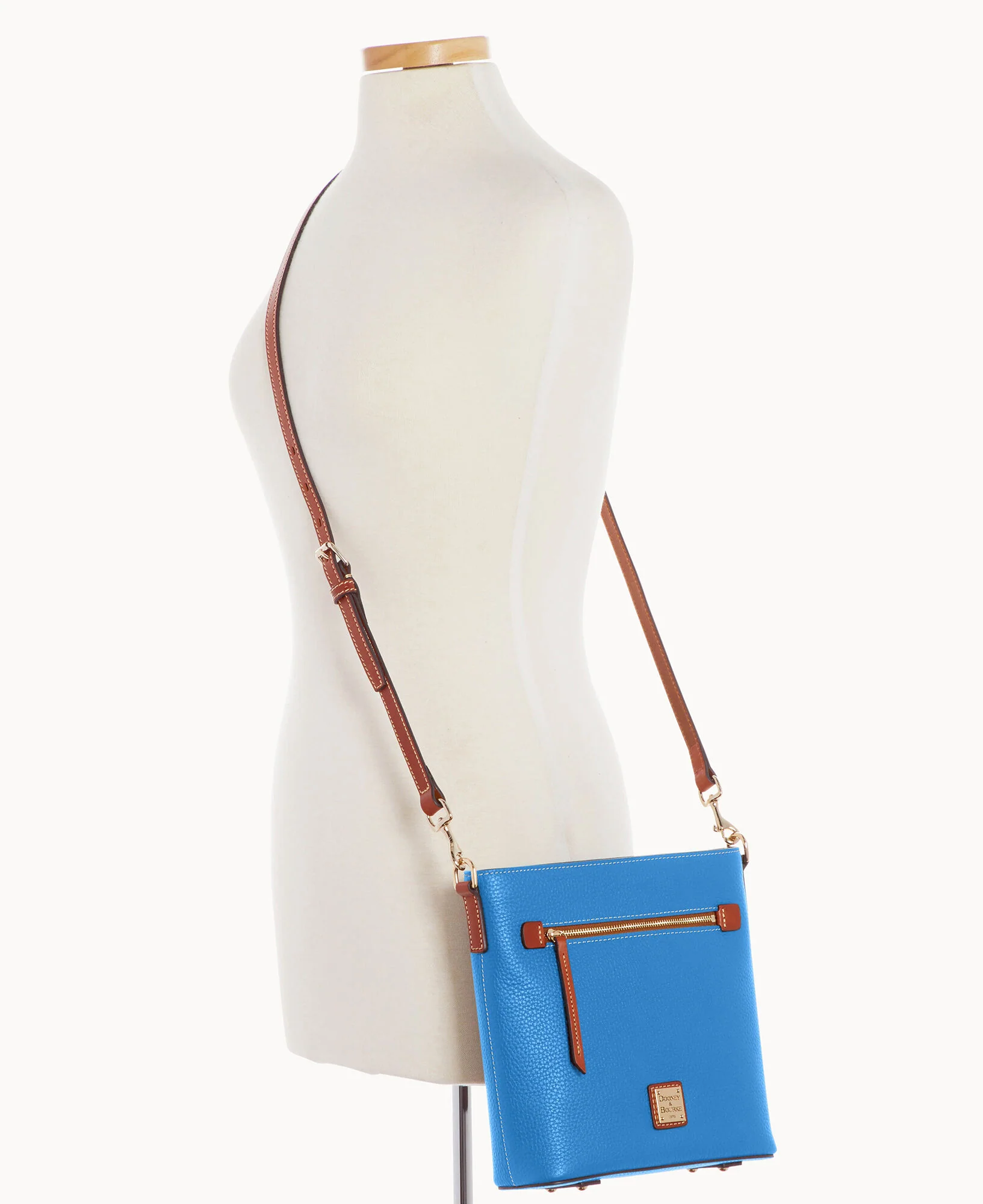 Pebble Grain Zip Crossbody - Image 31