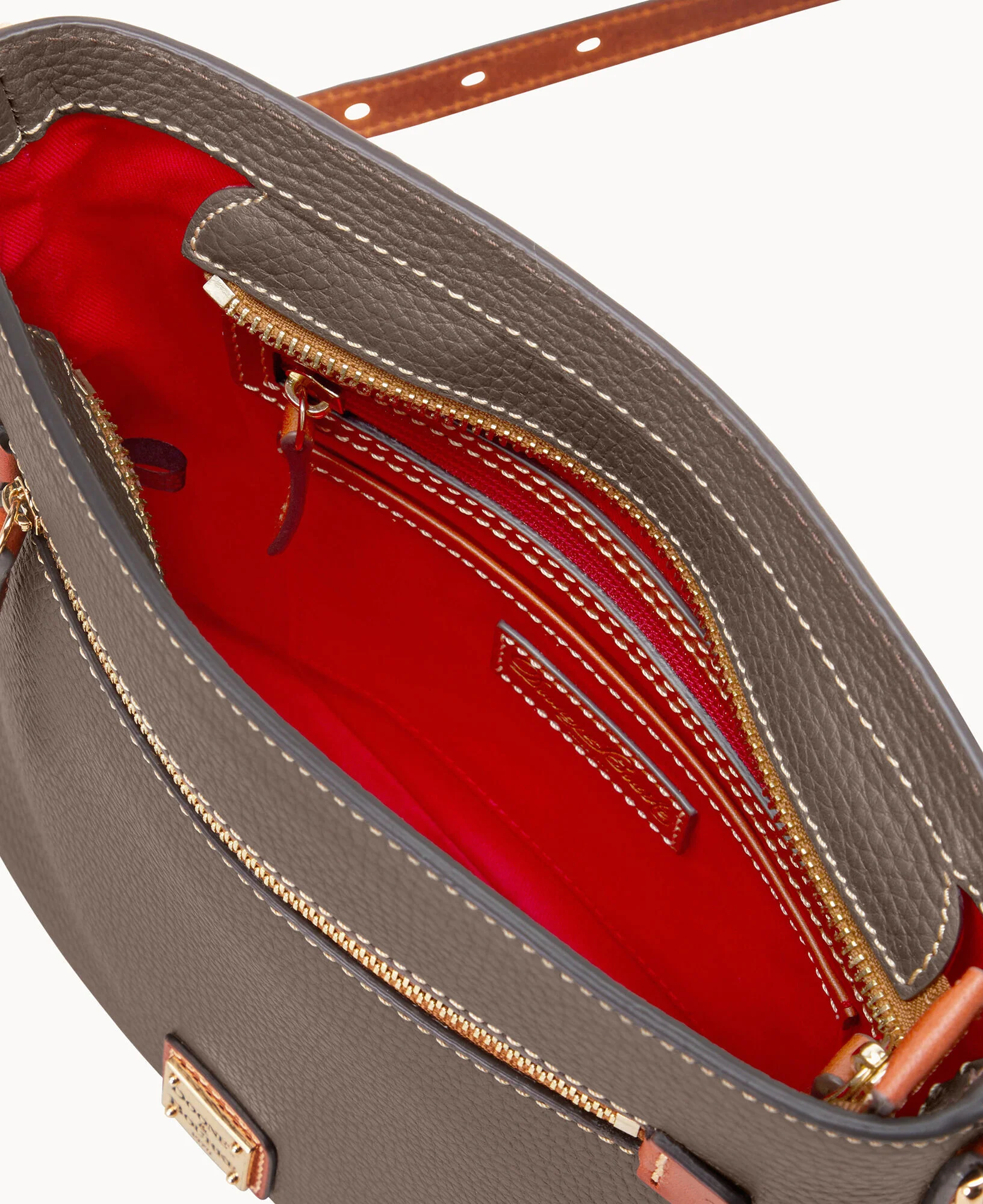Pebble Grain Zip Crossbody - Image 34