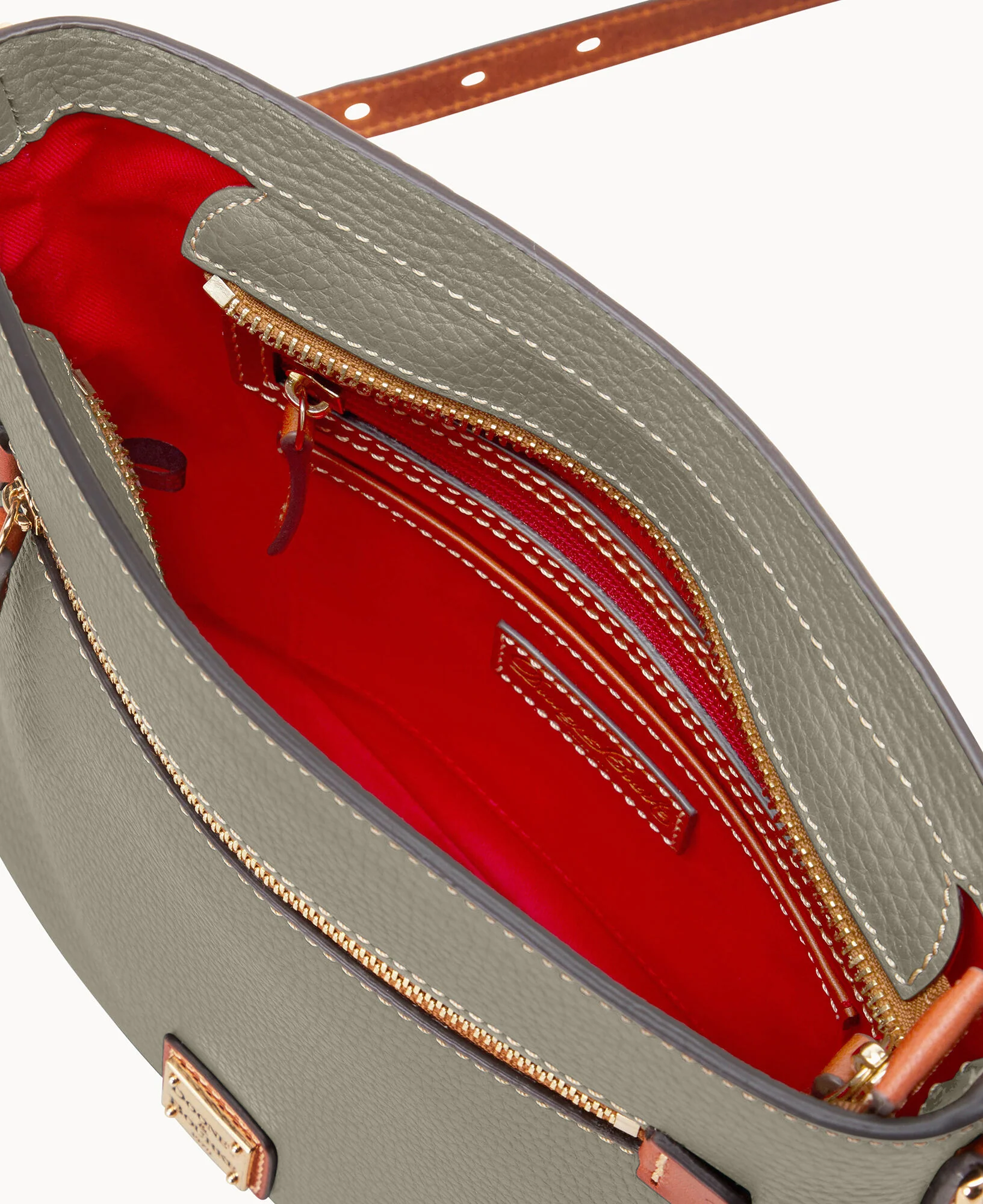 Pebble Grain Zip Crossbody - Image 40