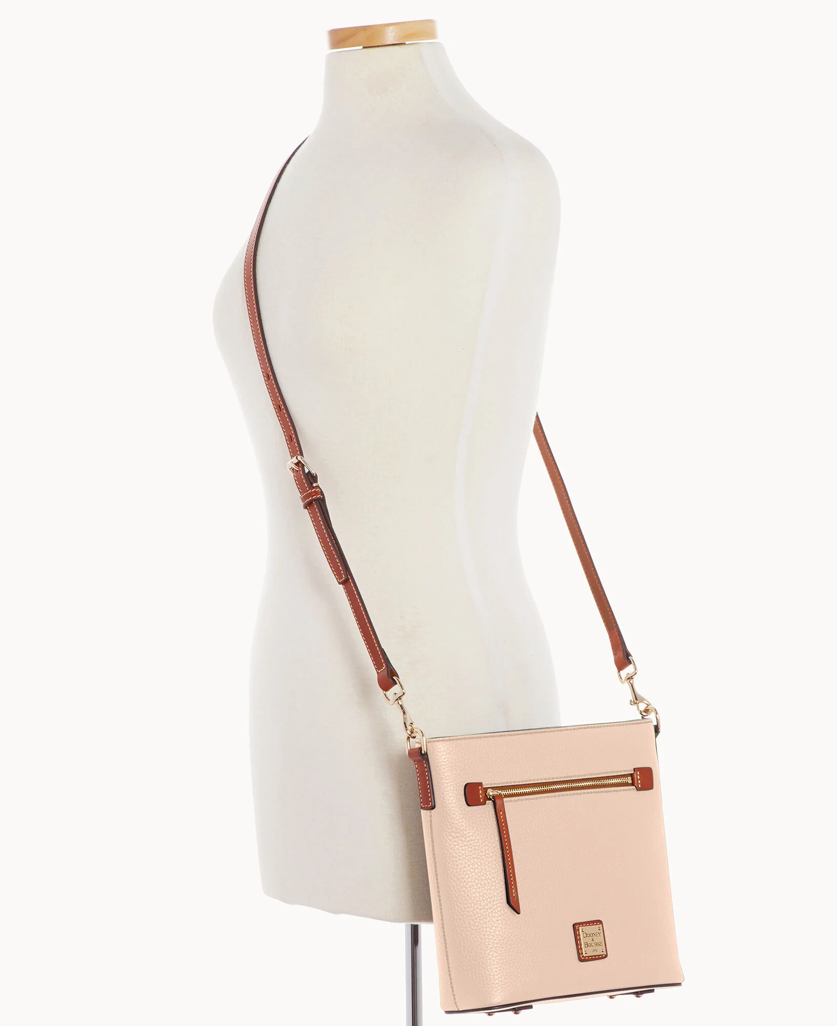 Pebble Grain Zip Crossbody - Image 73