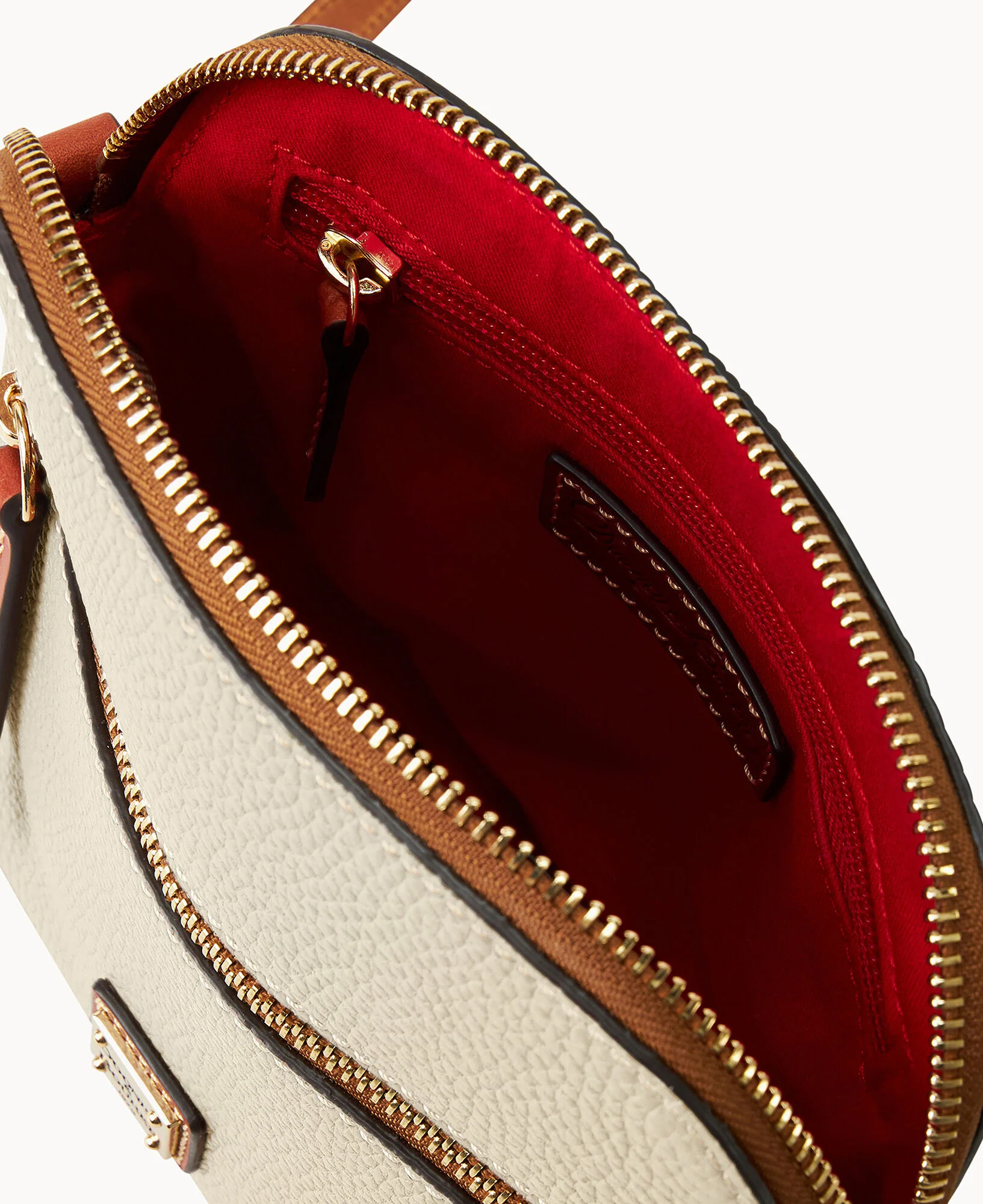 Pebble Grain Zip Domed Crossbody - Image 11