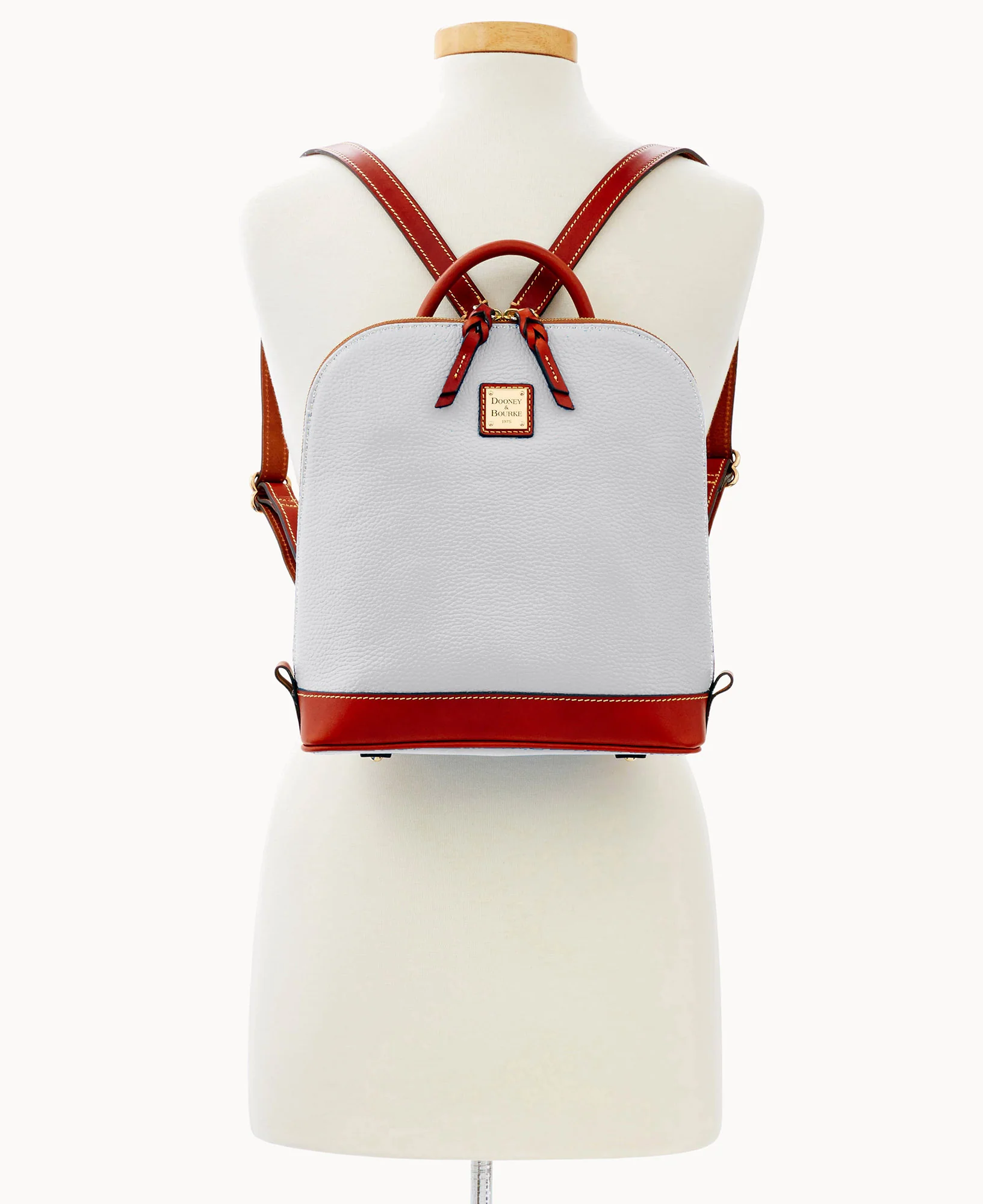 Pebble Grain Zip Pod Backpack - Image 72