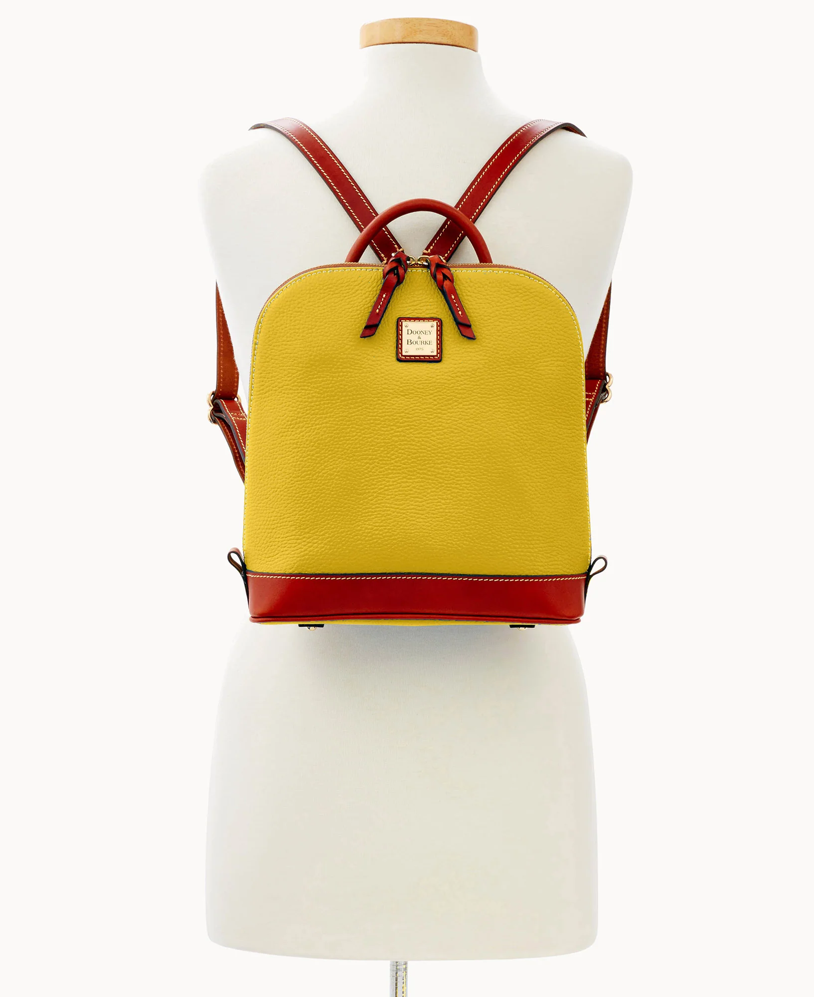 Pebble Grain Zip Pod Backpack - Image 88