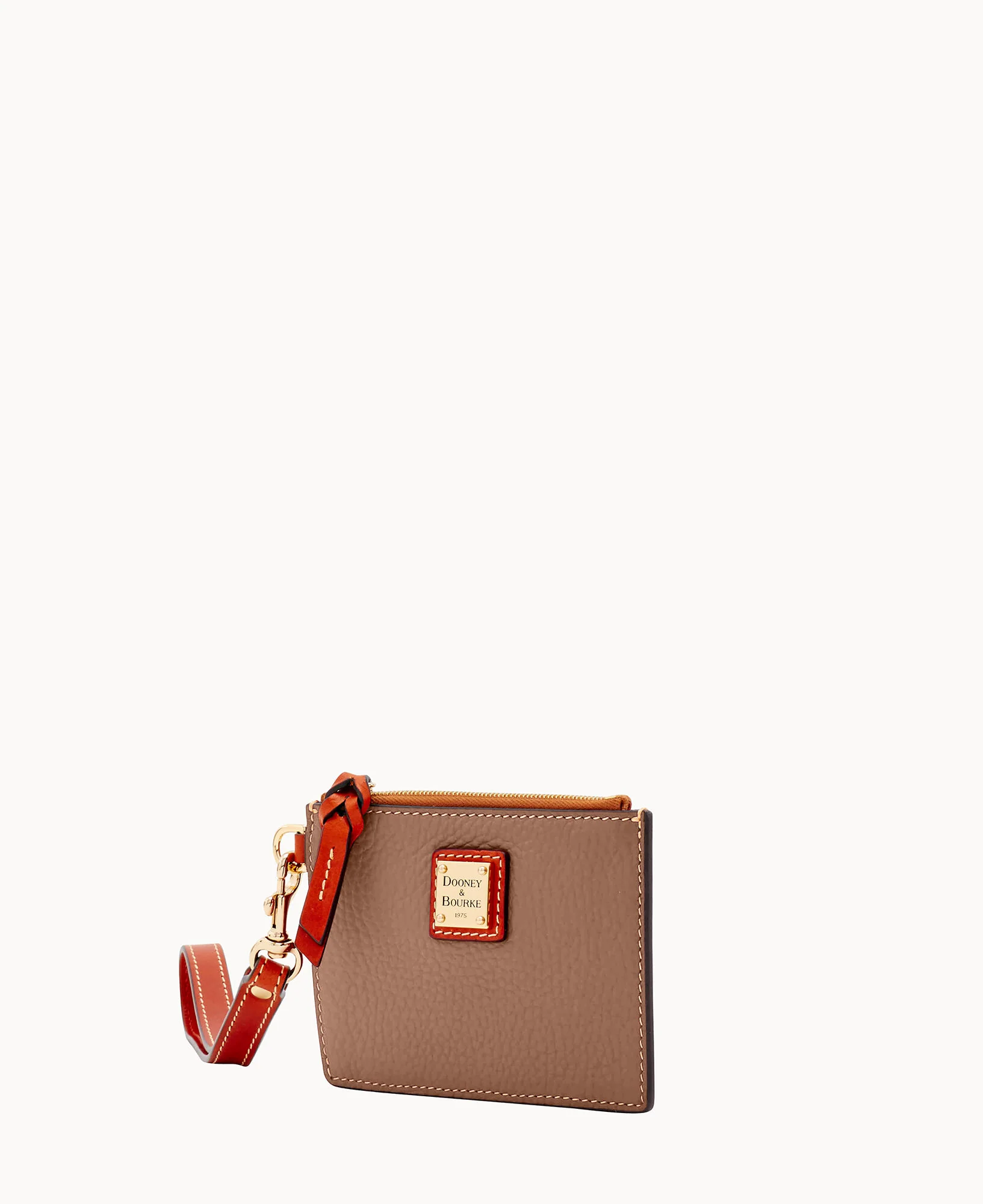 Pebble Grain Zip Top Card Case Wristlet - Image 102