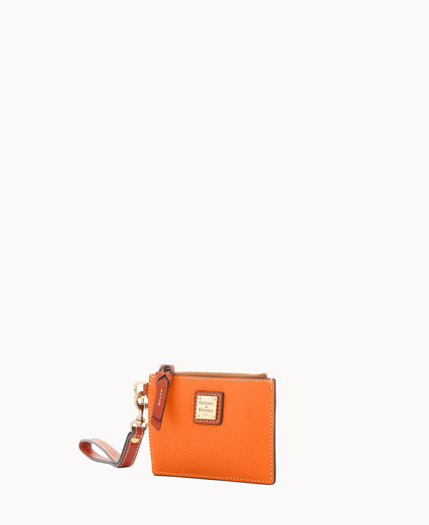Pebble Grain Zip Top Card Case Wristlet - Image 51