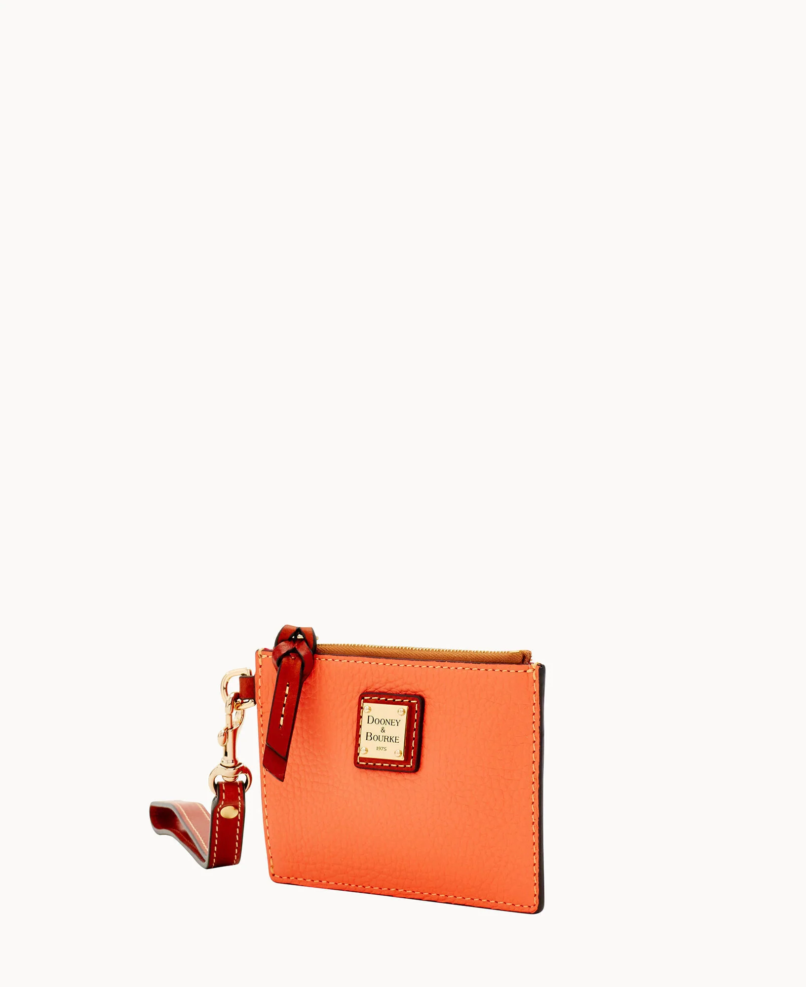 Pebble Grain Zip Top Card Case Wristlet - Image 57