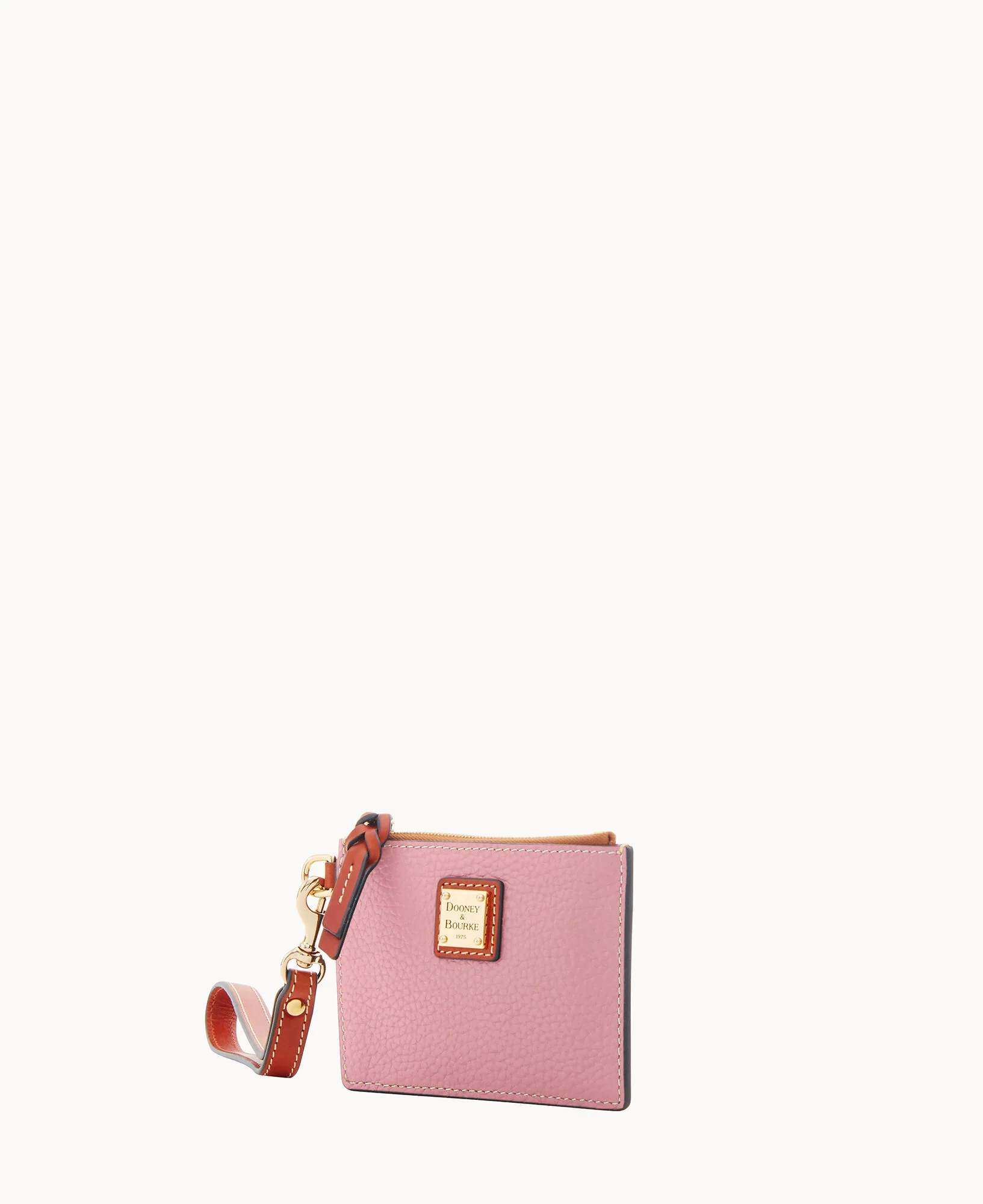 Pebble Grain Zip Top Card Case Wristlet - Image 77