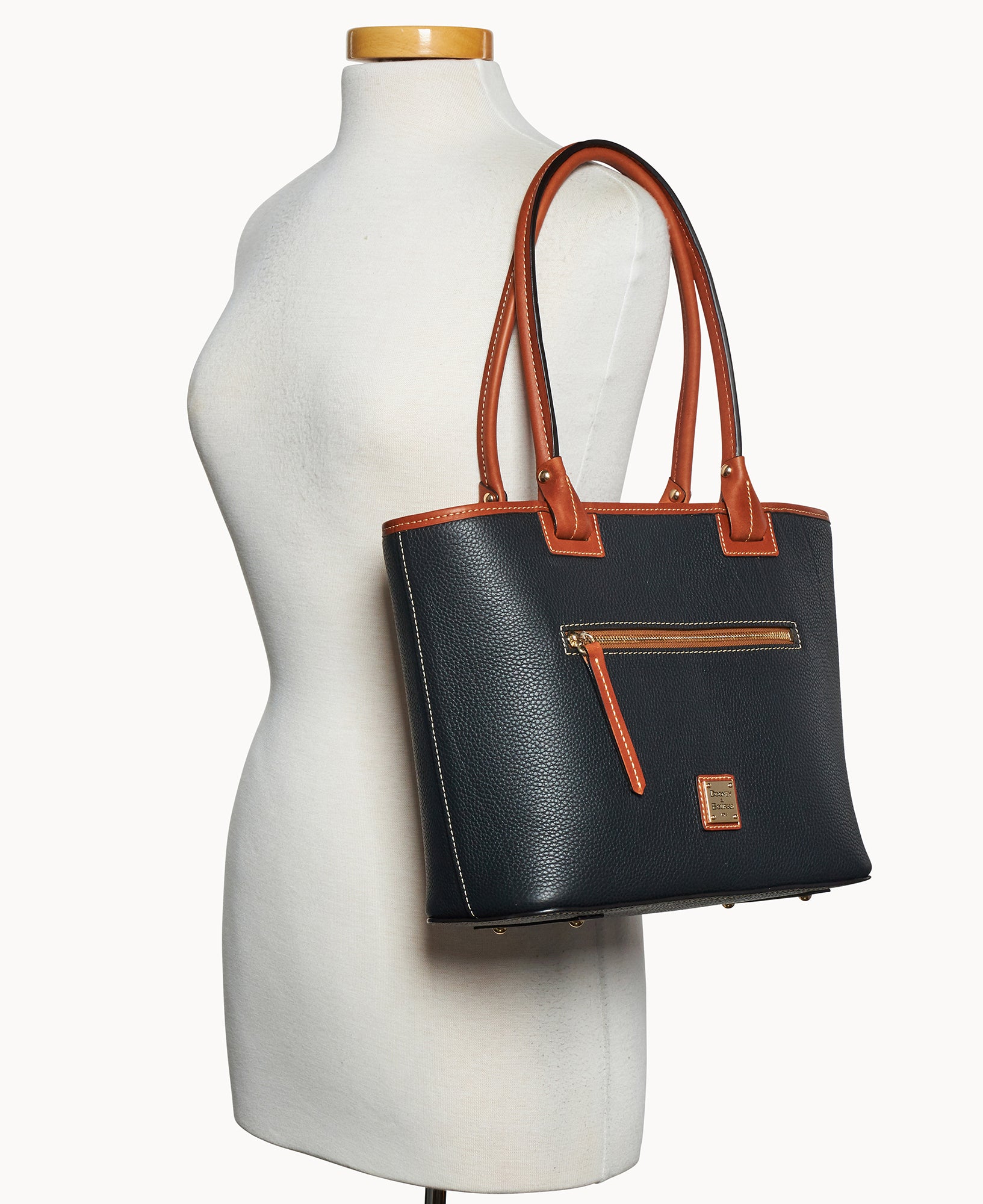 Pebble Grain Zip Tote - Image 4