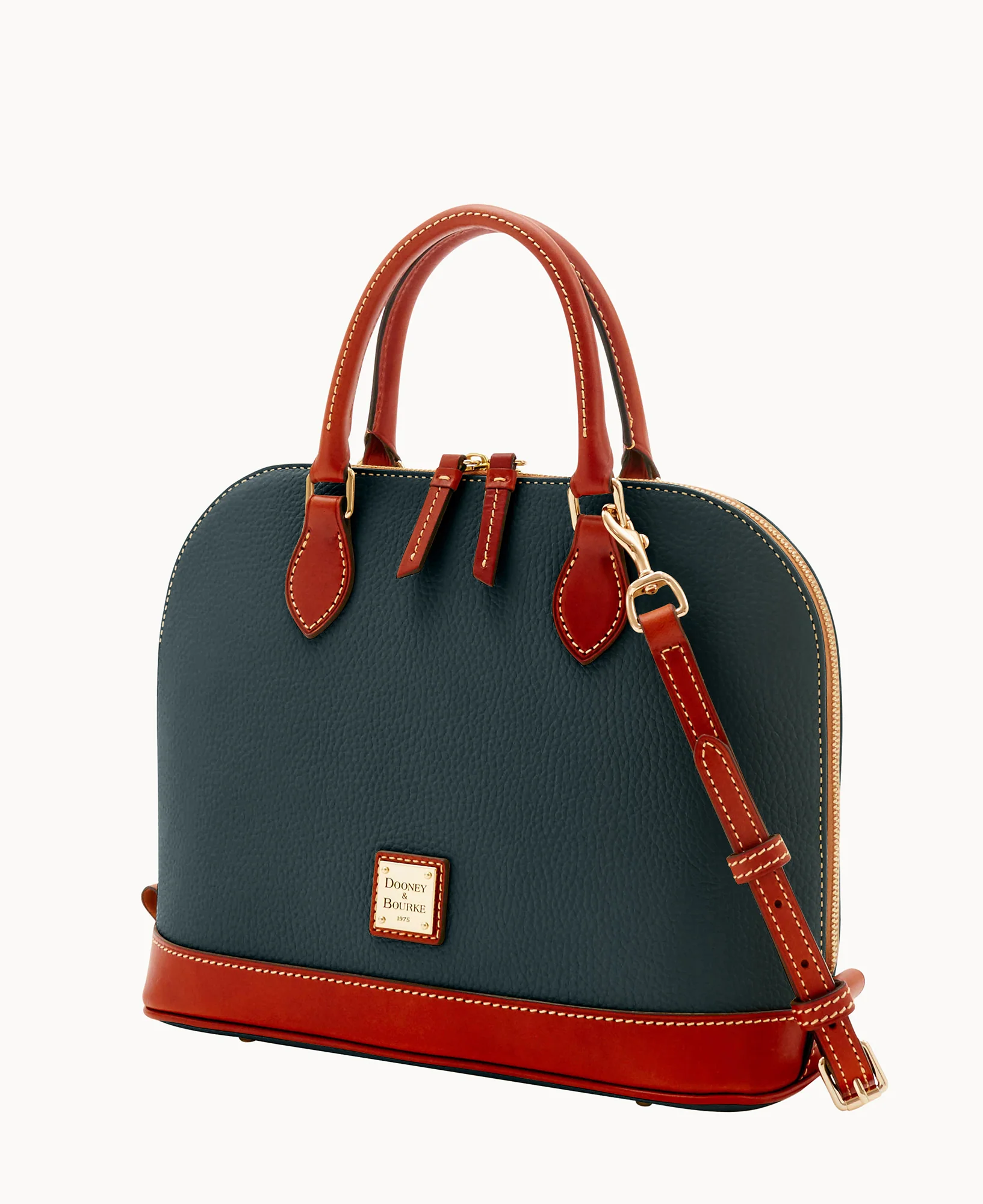 Pebble Grain Zip Zip Satchel - Image 101