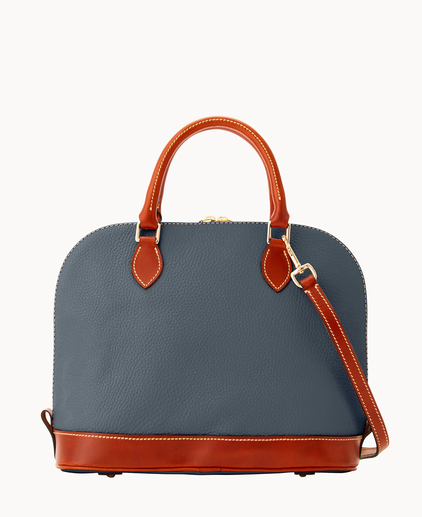 Pebble Grain Zip Zip Satchel - Image 108
