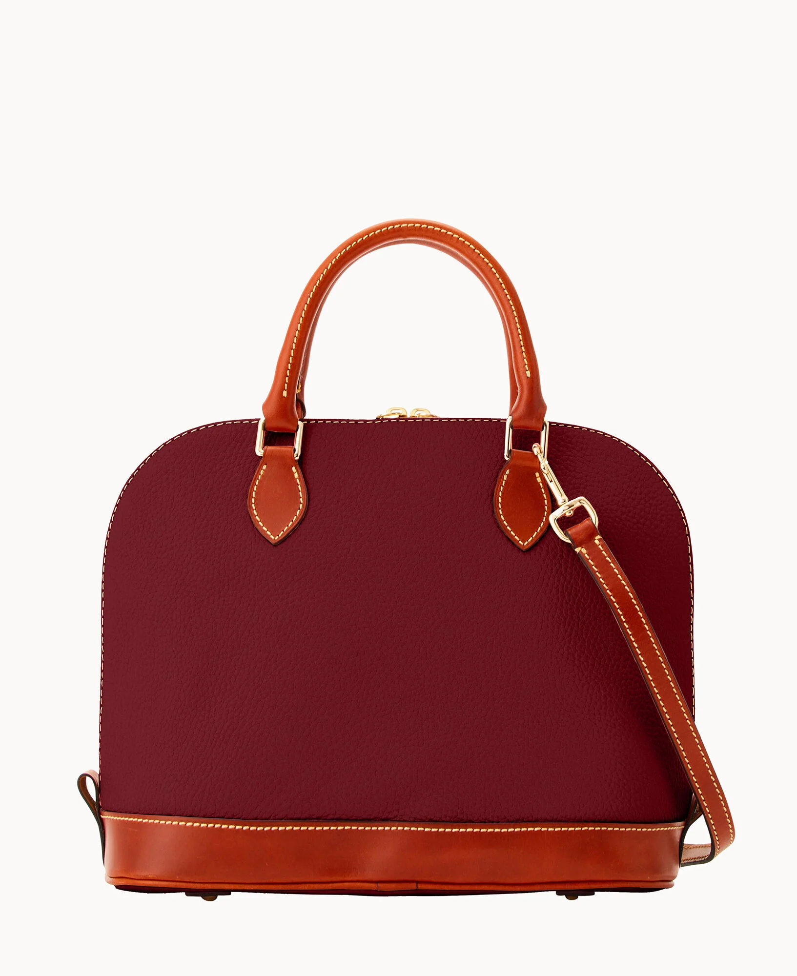 Pebble Grain Zip Zip Satchel - Image 21