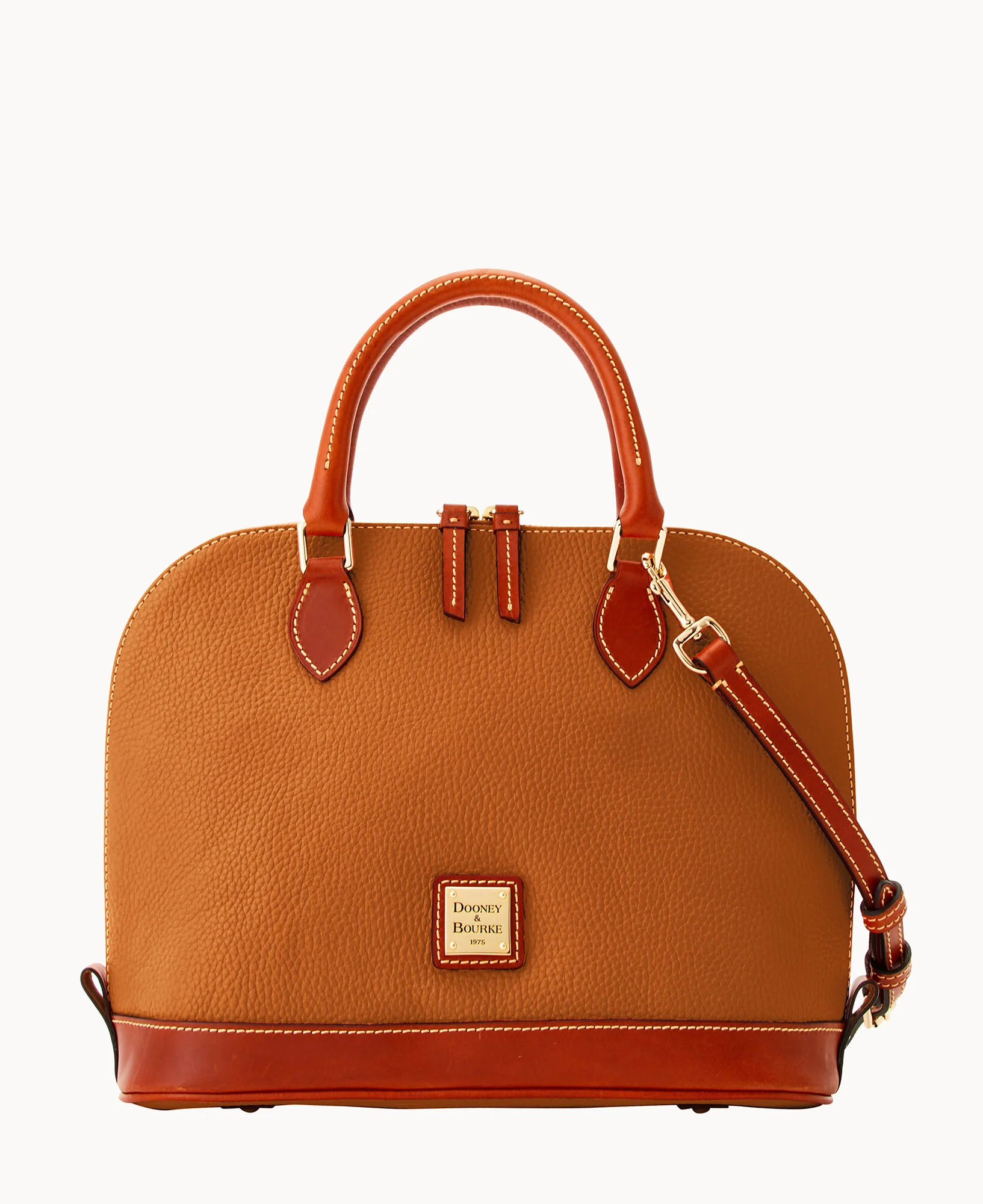 Pebble Grain Zip Zip Satchel - Image 36