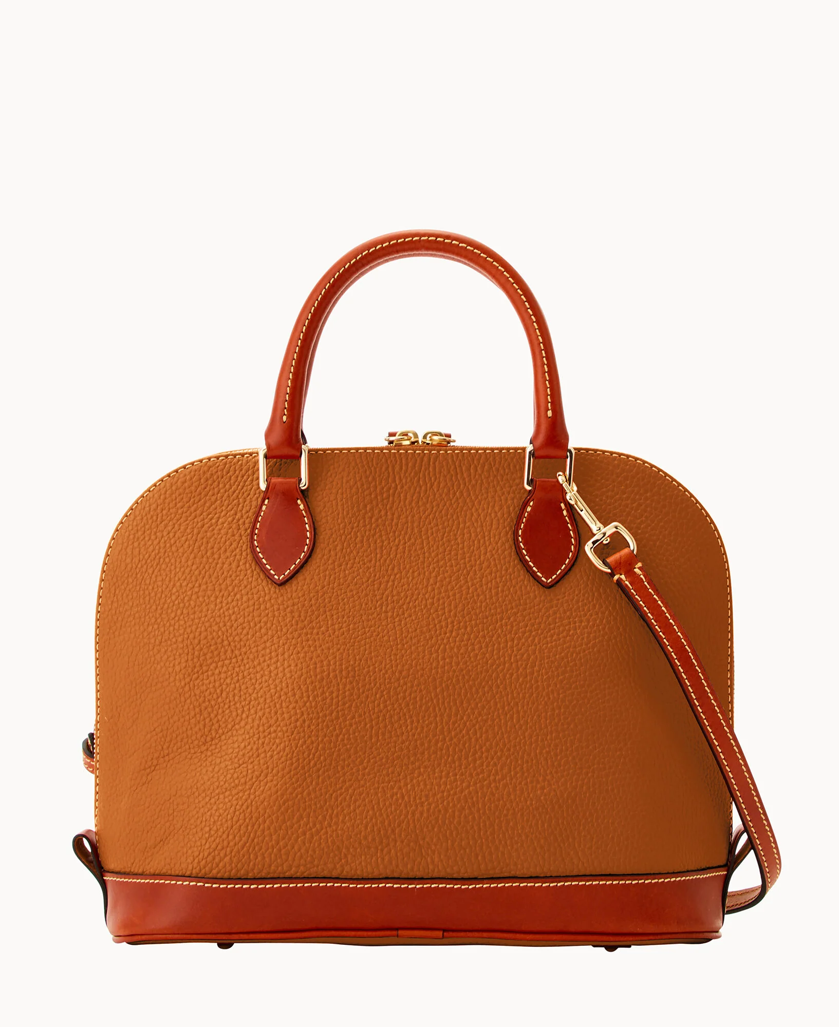 Pebble Grain Zip Zip Satchel - Image 39