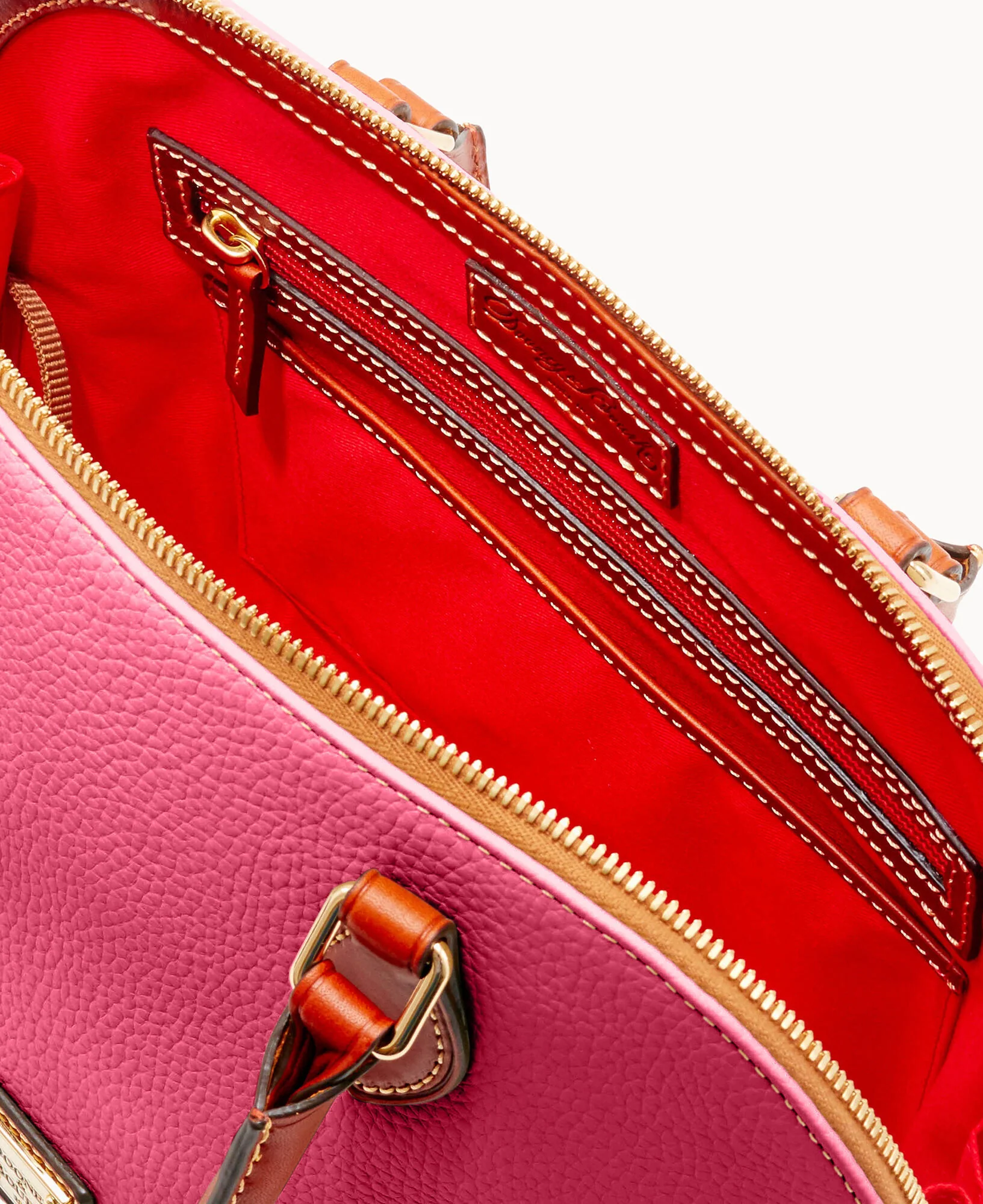 Pebble Grain Zip Zip Satchel - Image 42