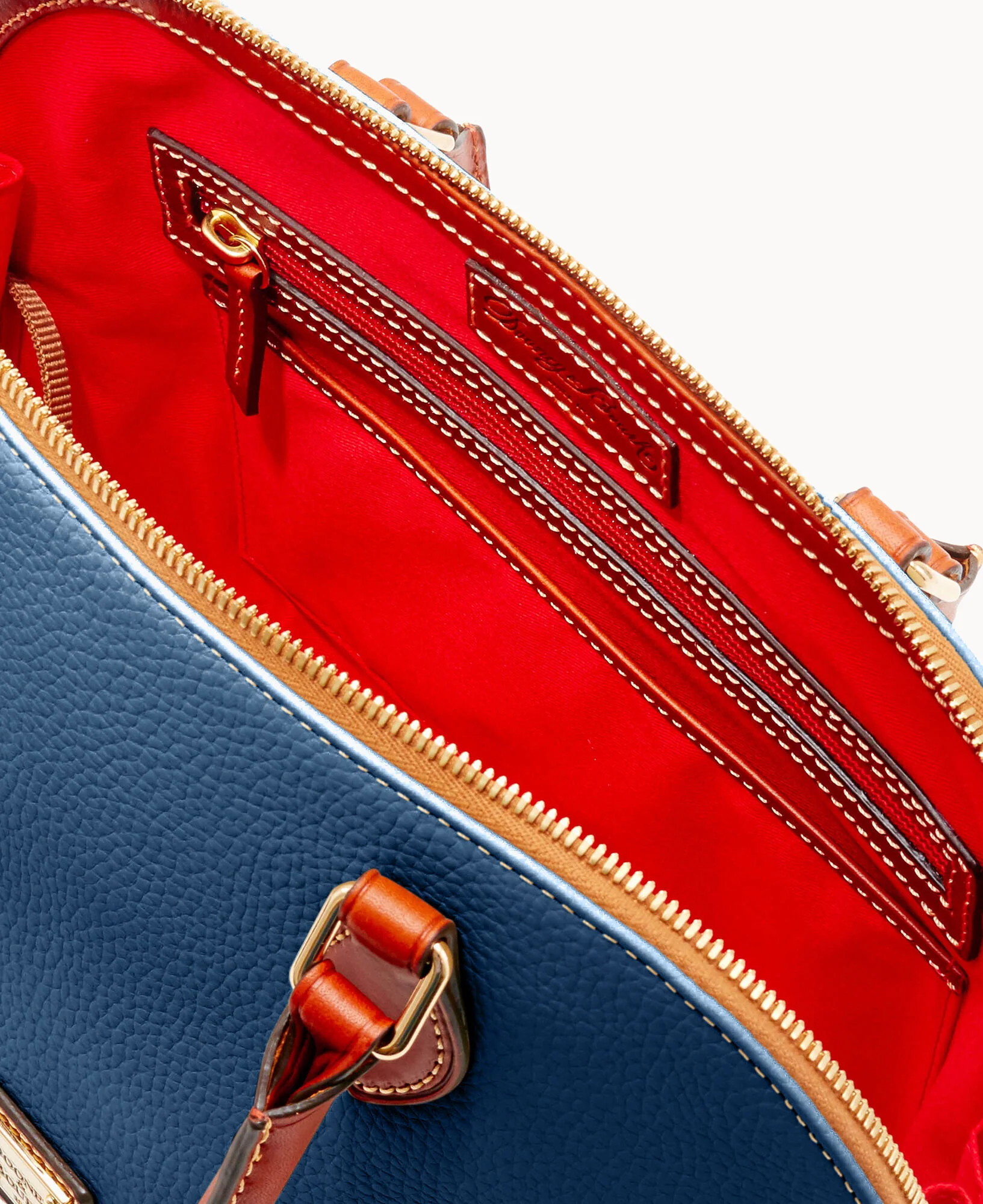 Pebble Grain Zip Zip Satchel - Image 46