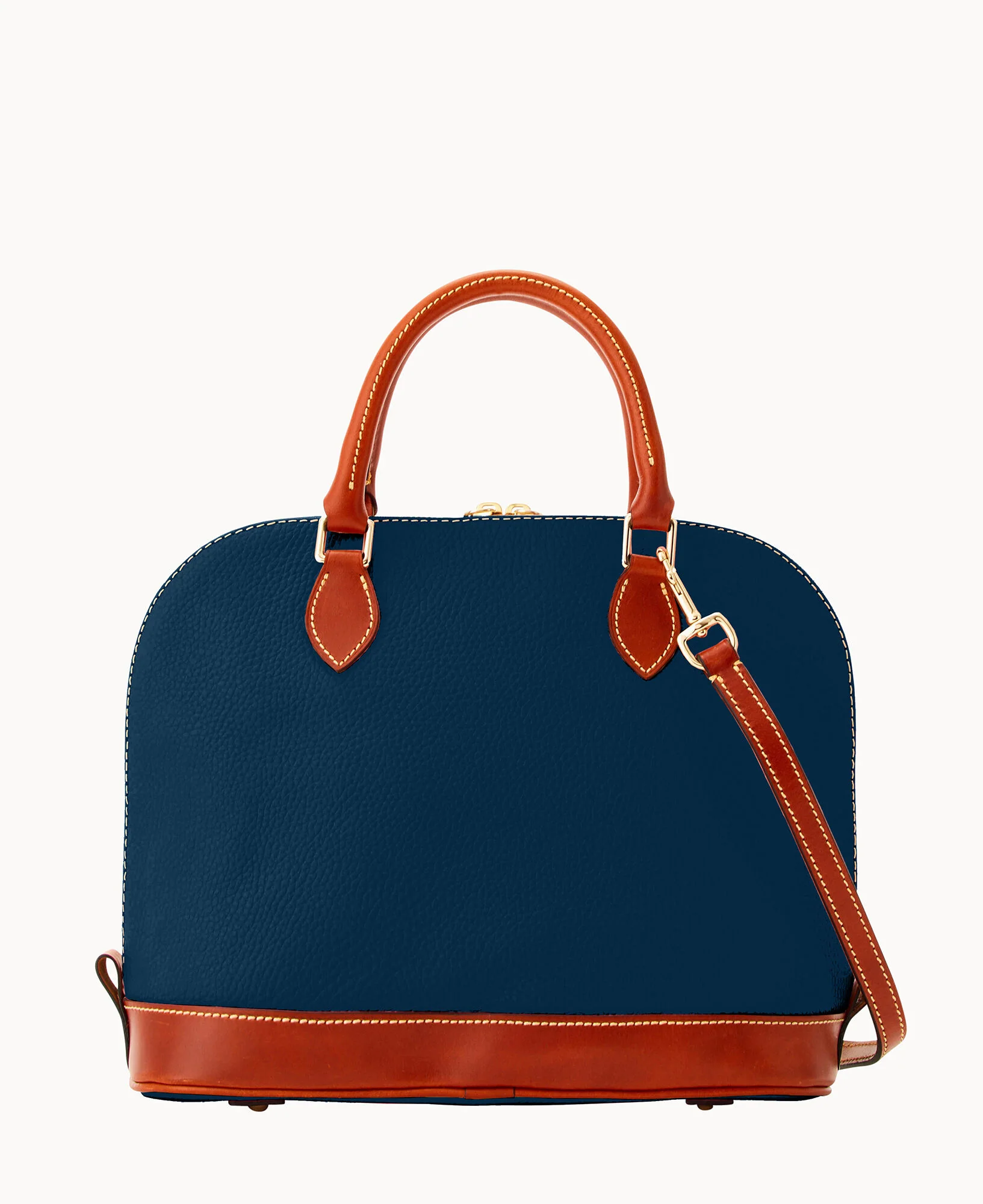 Pebble Grain Zip Zip Satchel - Image 51