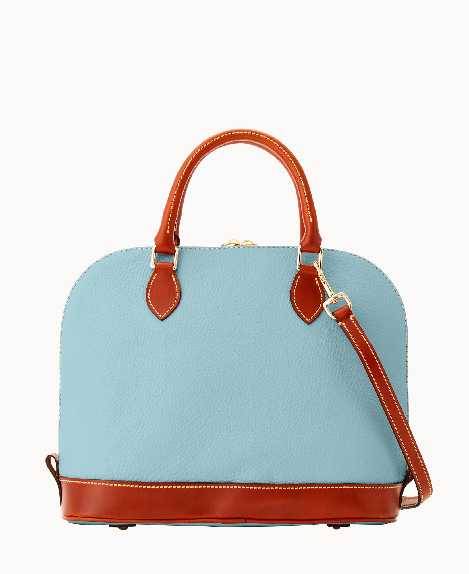 Pebble Grain Zip Zip Satchel - Image 55