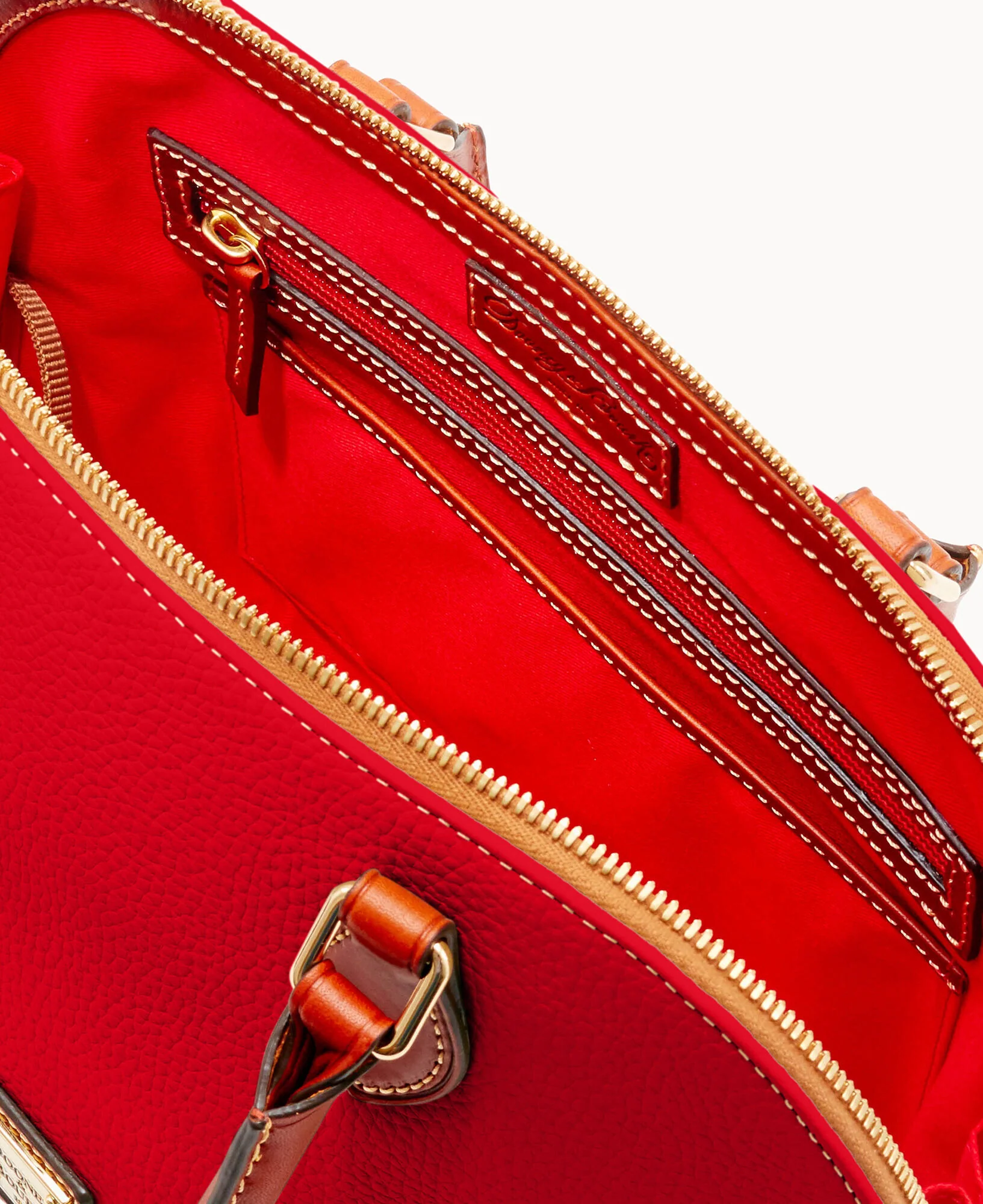 Pebble Grain Zip Zip Satchel - Image 58