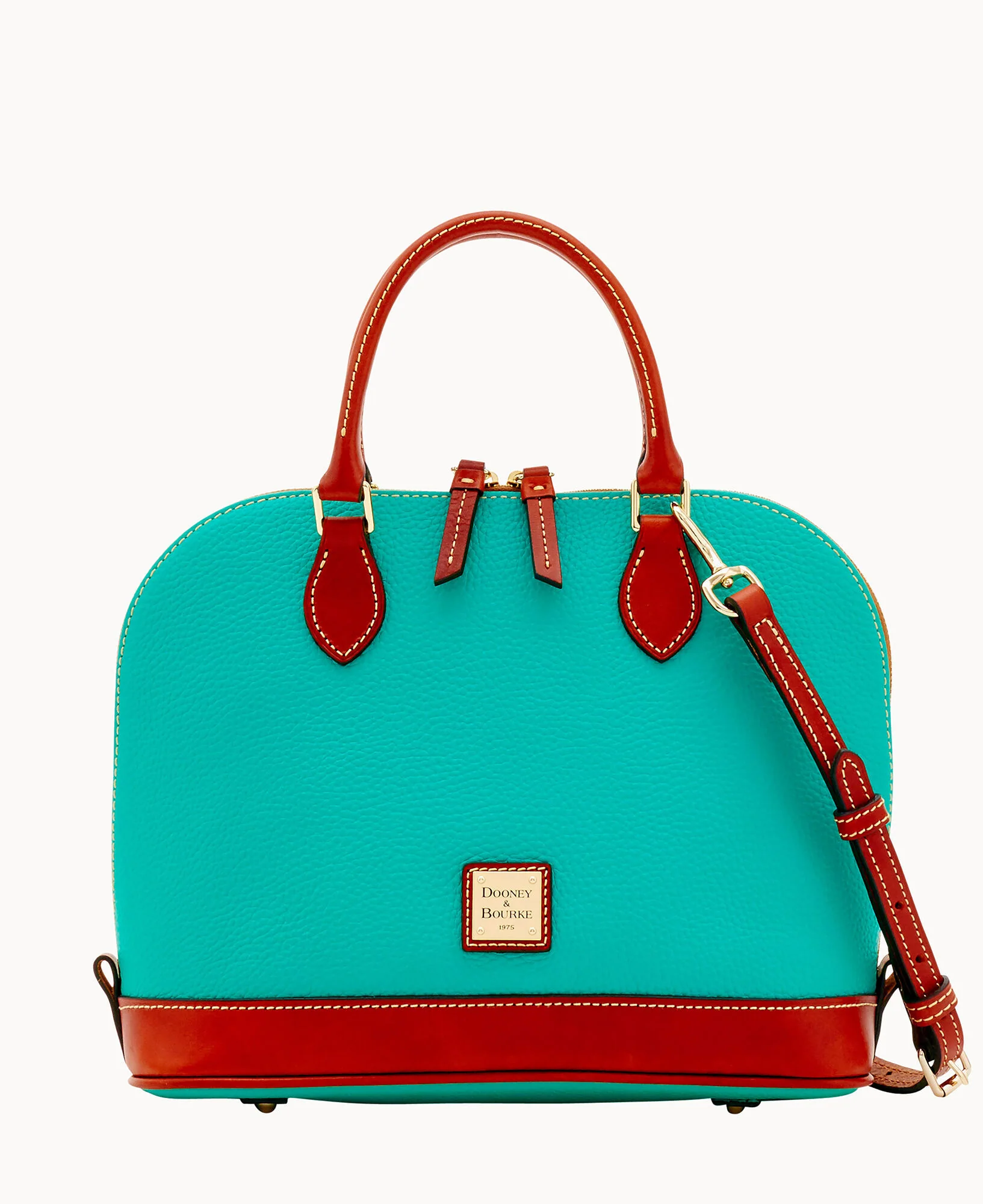 Pebble Grain Zip Zip Satchel - Image 61