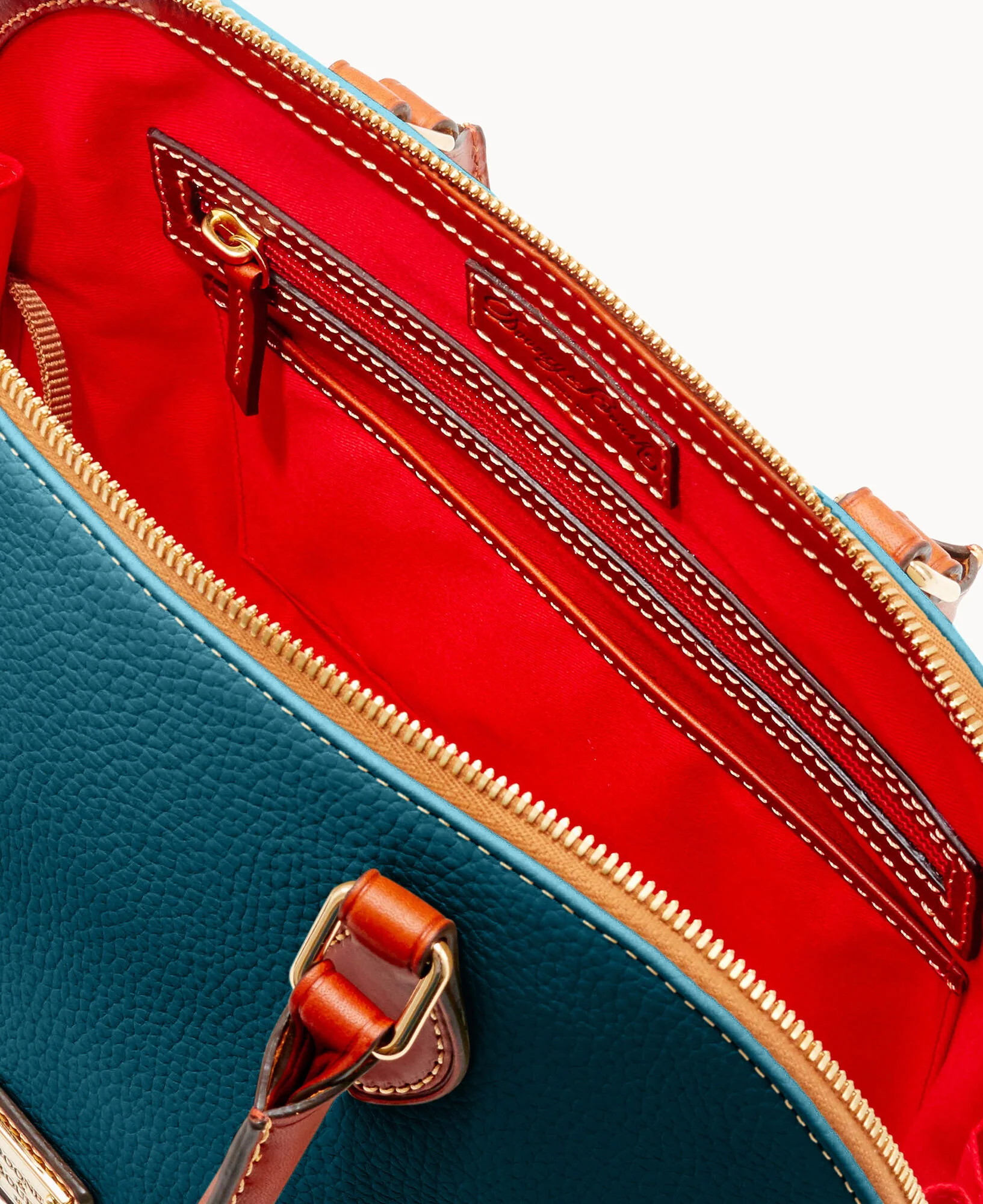 Pebble Grain Zip Zip Satchel - Image 68