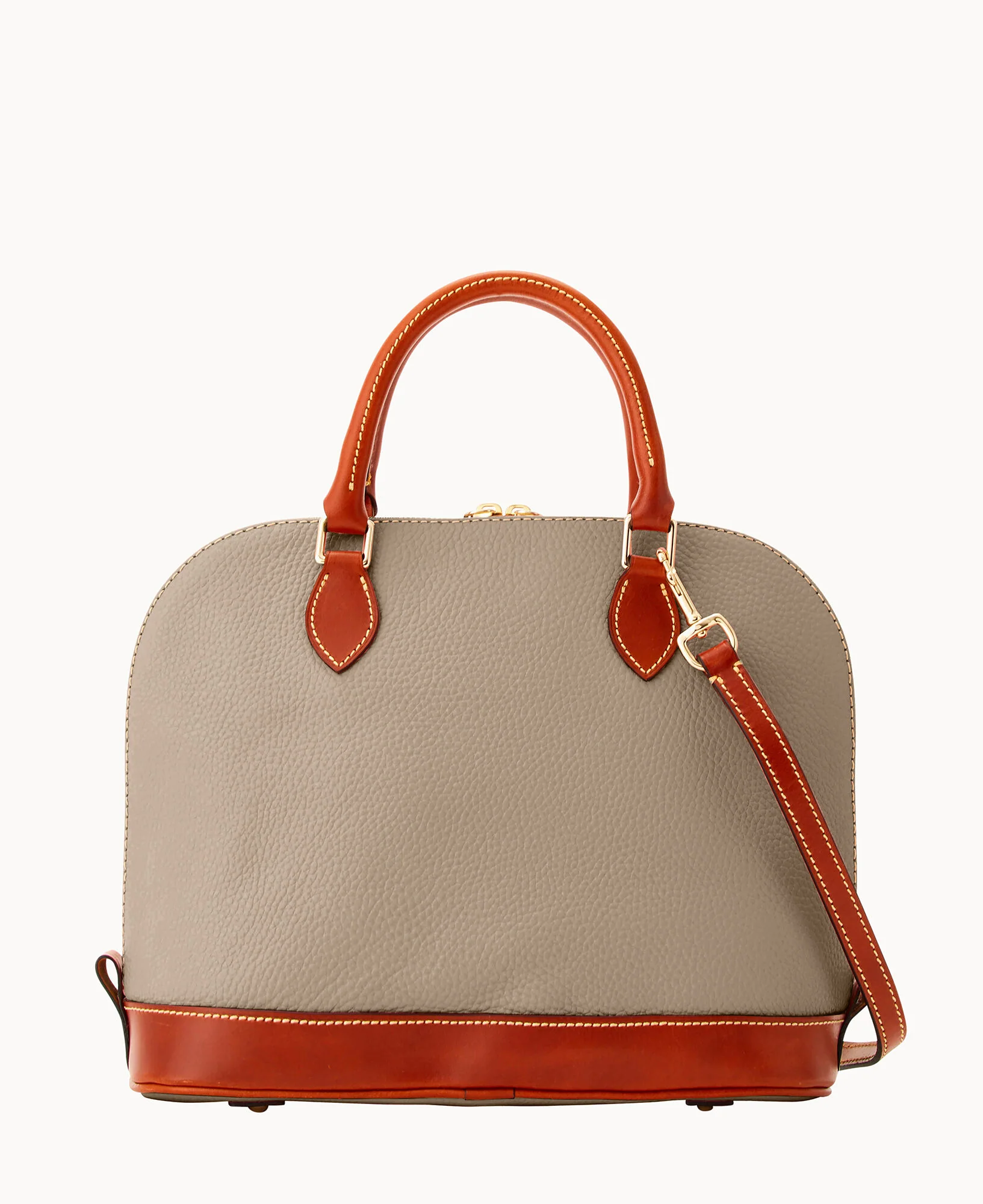 Pebble Grain Zip Zip Satchel - Image 73