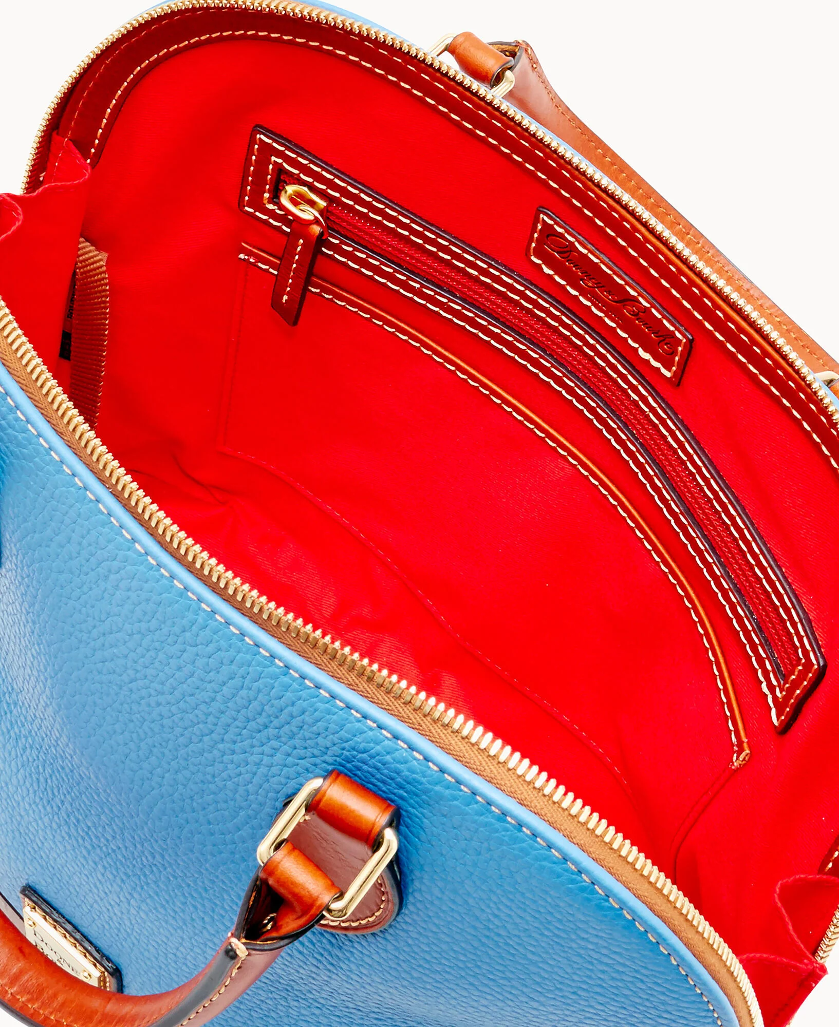 Pebble Grain Zip Zip Satchel - Image 85