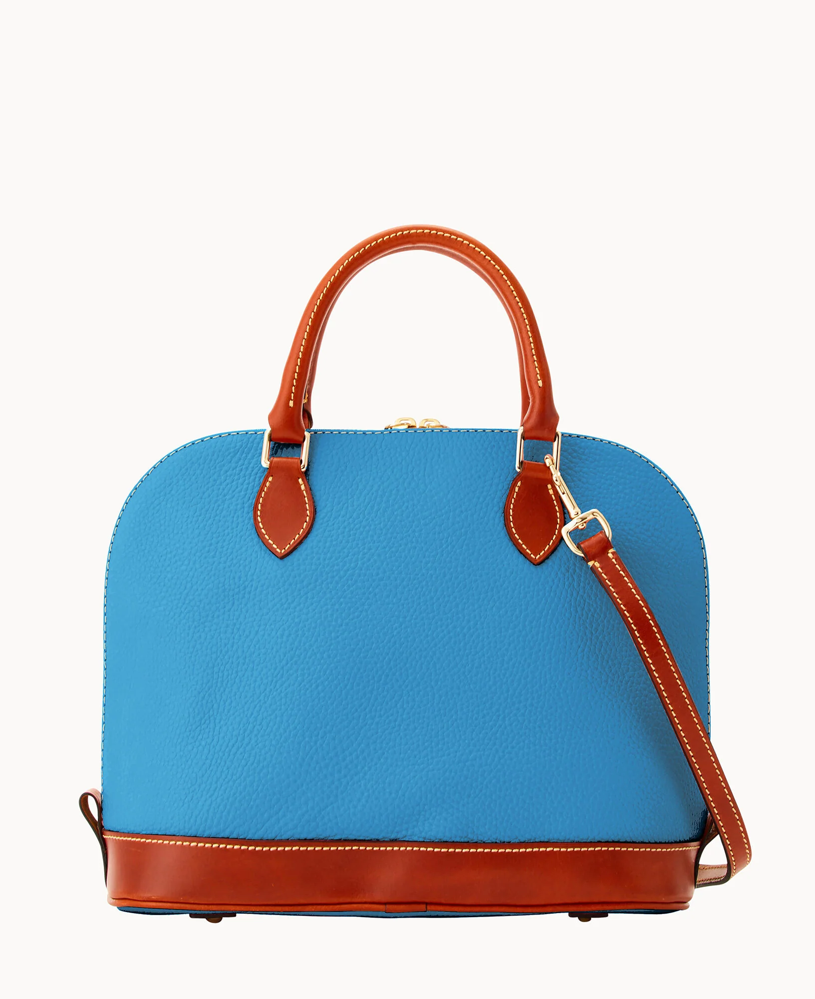 Pebble Grain Zip Zip Satchel - Image 86