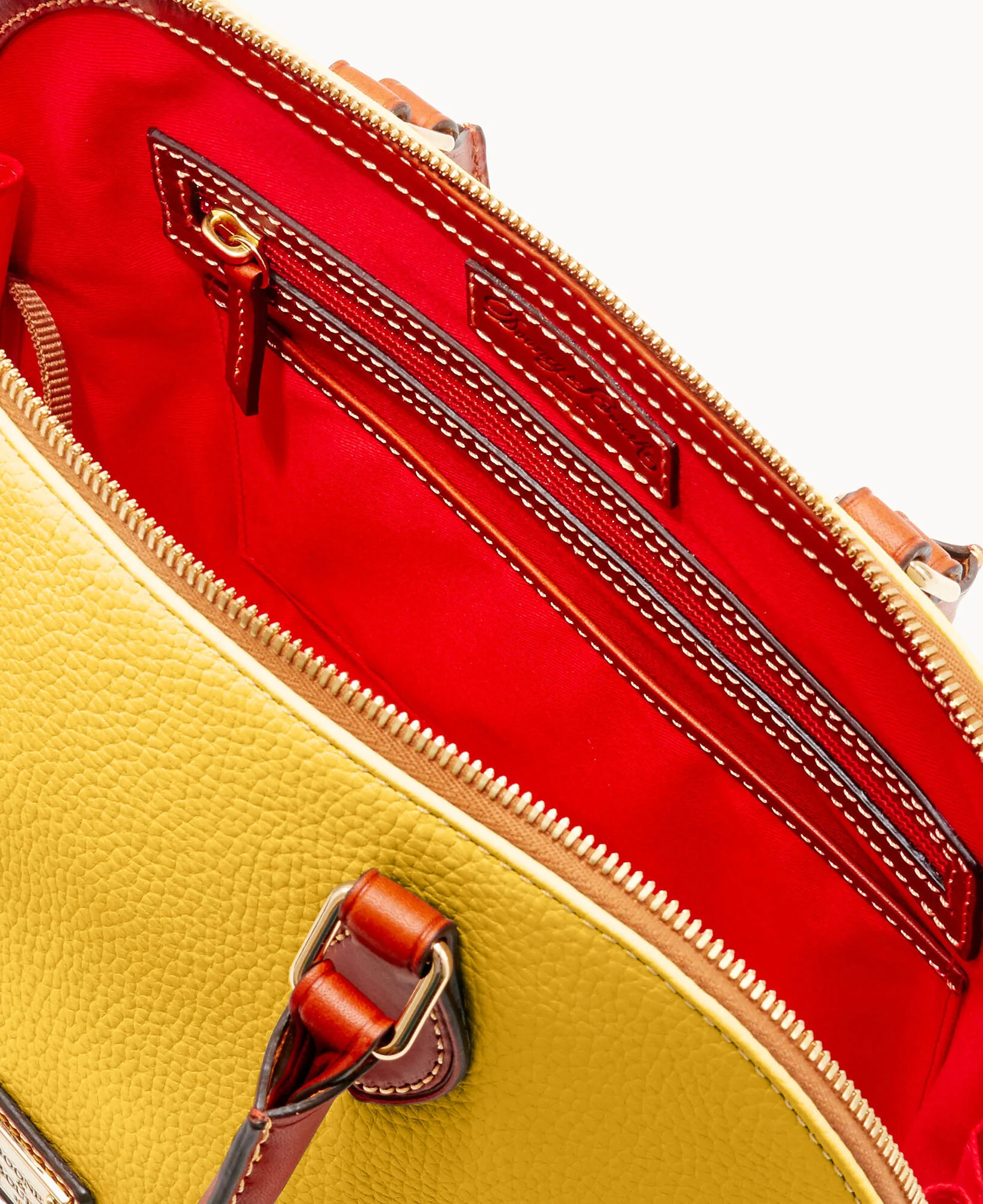 Pebble Grain Zip Zip Satchel - Image 93
