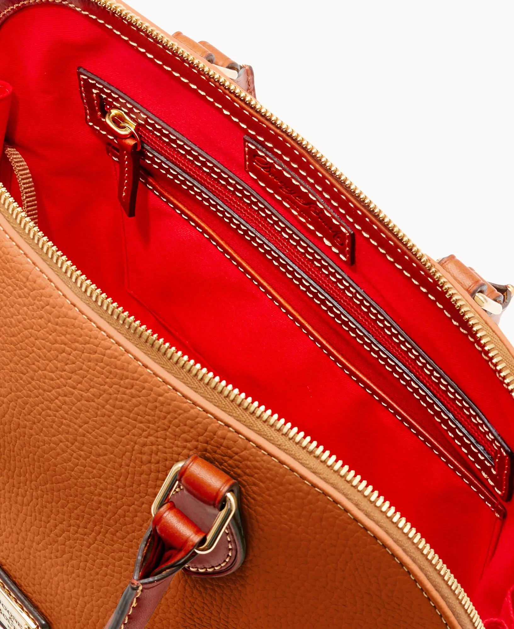Pebble Grain Zip Zip Satchel - Image 97