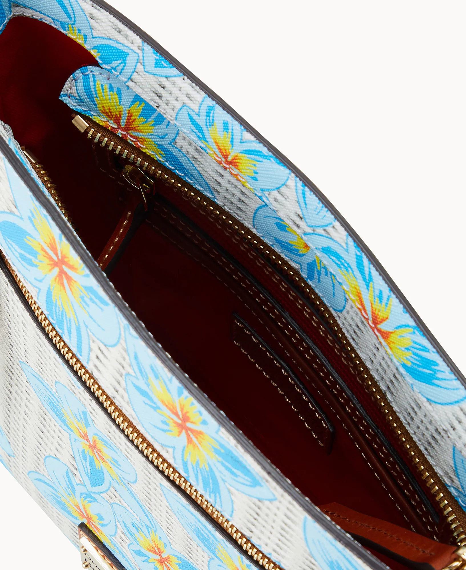 Plumeria Zip Crossbody - Image 3