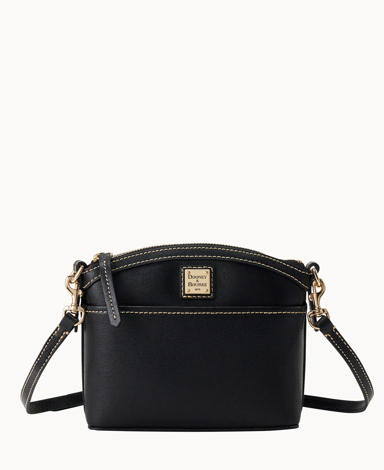 Saffiano Domed Crossbody