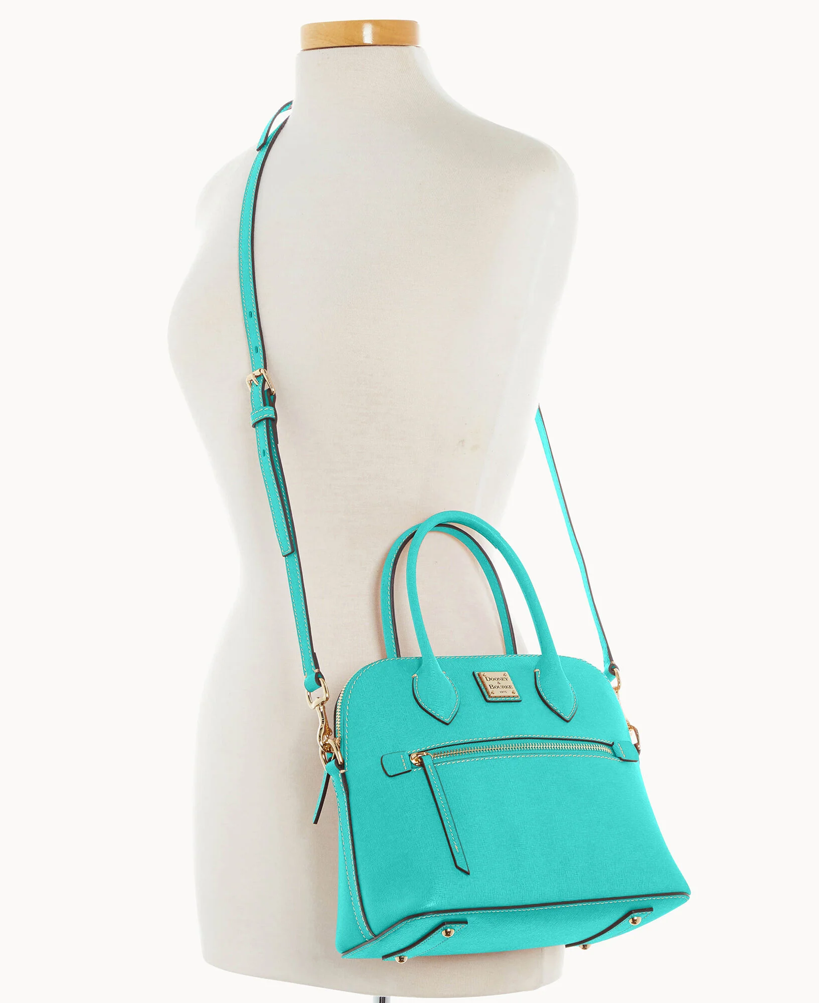 Saffiano Domed Satchel - Image 8