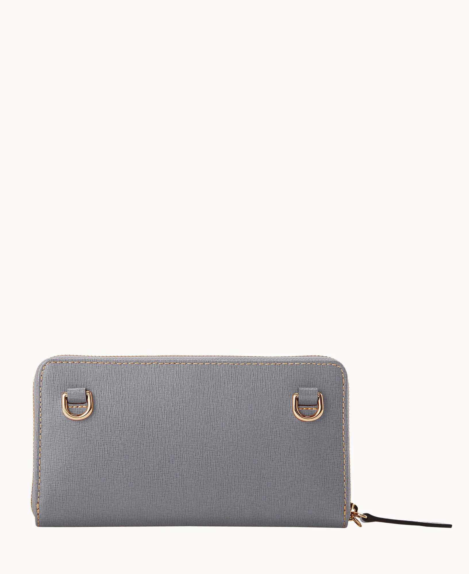Saffiano Large Zip Around Wristlet Crossbody - Image 3