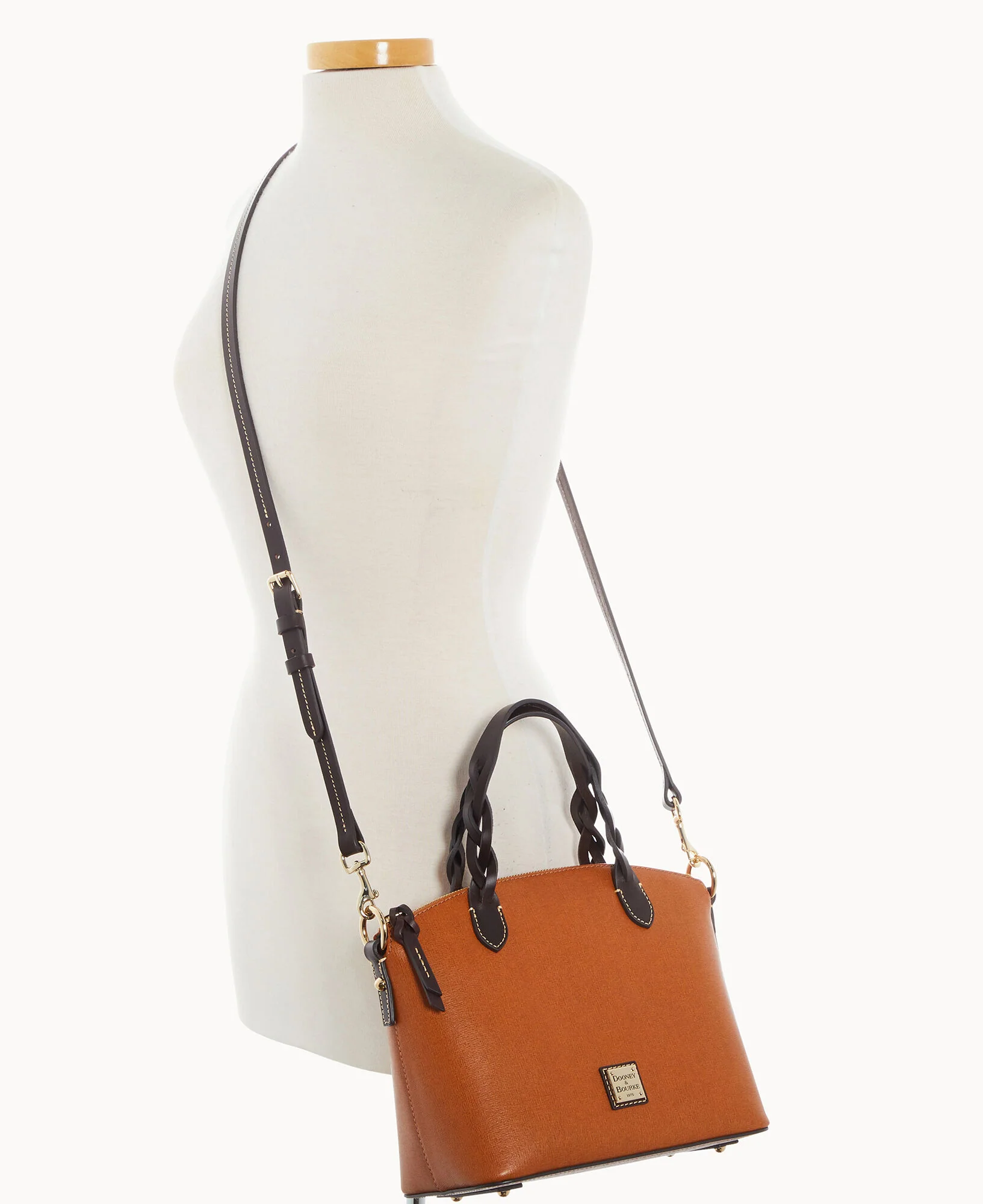 Saffiano Small Heidi Satchel - Image 4